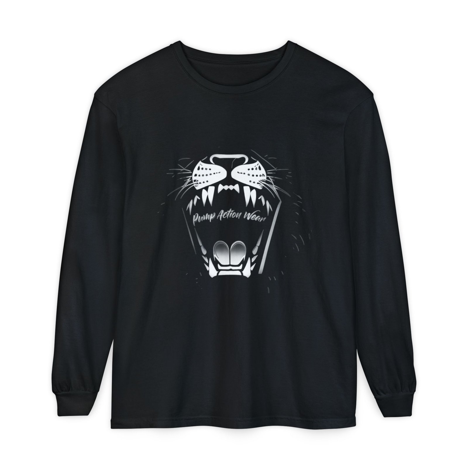 Long Sleeve T‑Shirt — Minimal Tiger Face Graphic - Image 61