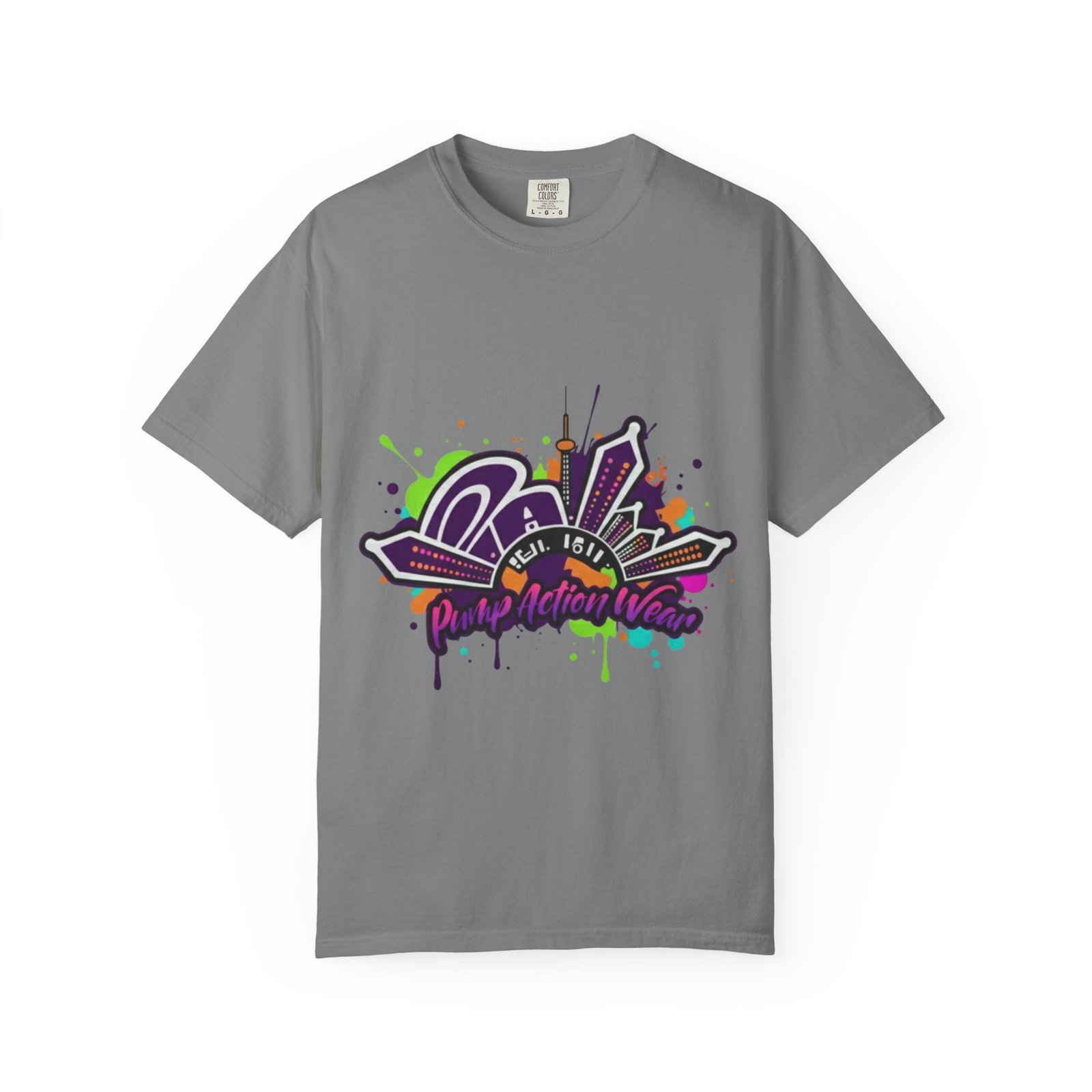 T-Shirt — Retro Graffiti 'Party All Night' Graphic Tee - Image 21