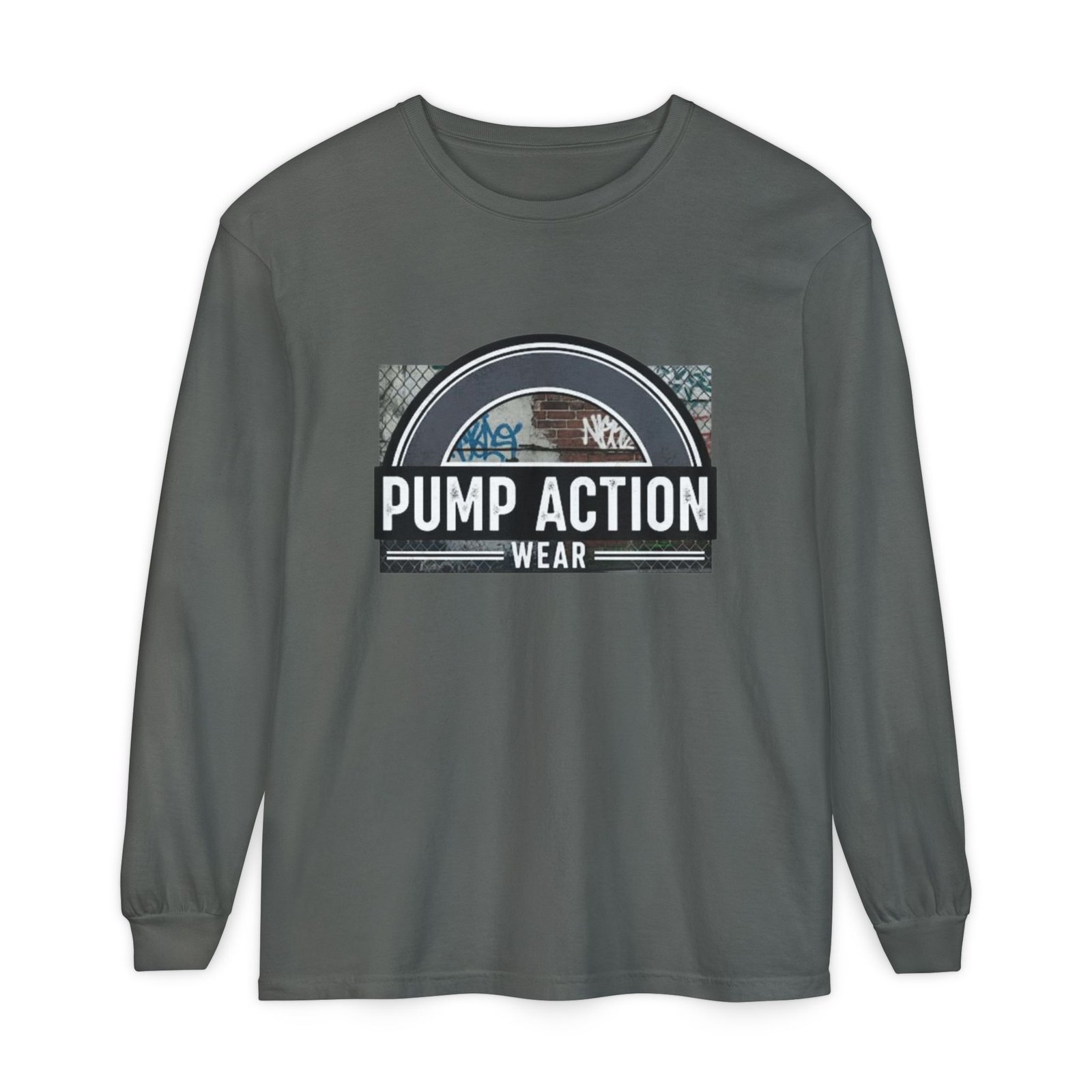 Pump Action Wear Long Sleeve Tee — Vintage Fuel Pump Logo Shirt - Image 37
