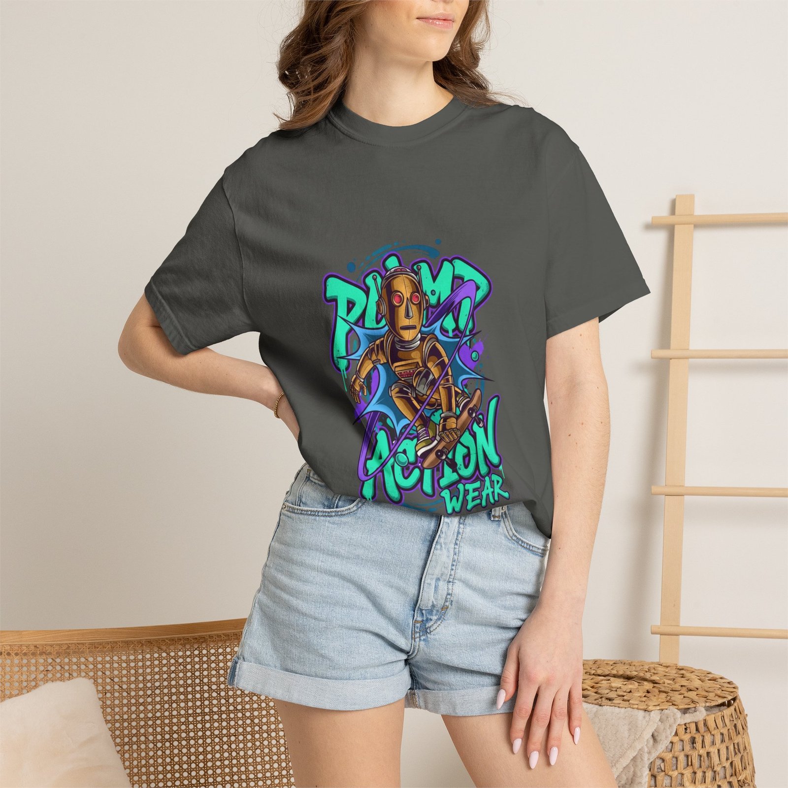 Streetwear T-Shirt — "Playa Action Wear" Graphic Tee (Urban Graffiti Style) - Image 20