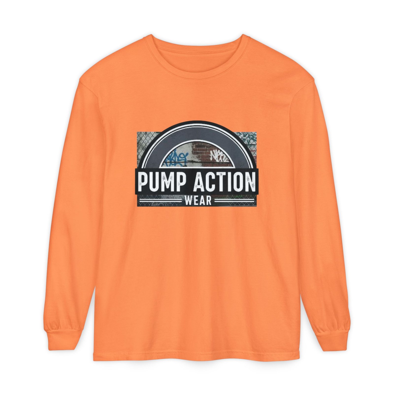 Pump Action Wear Long Sleeve Tee — Vintage Fuel Pump Logo Shirt - Image 5