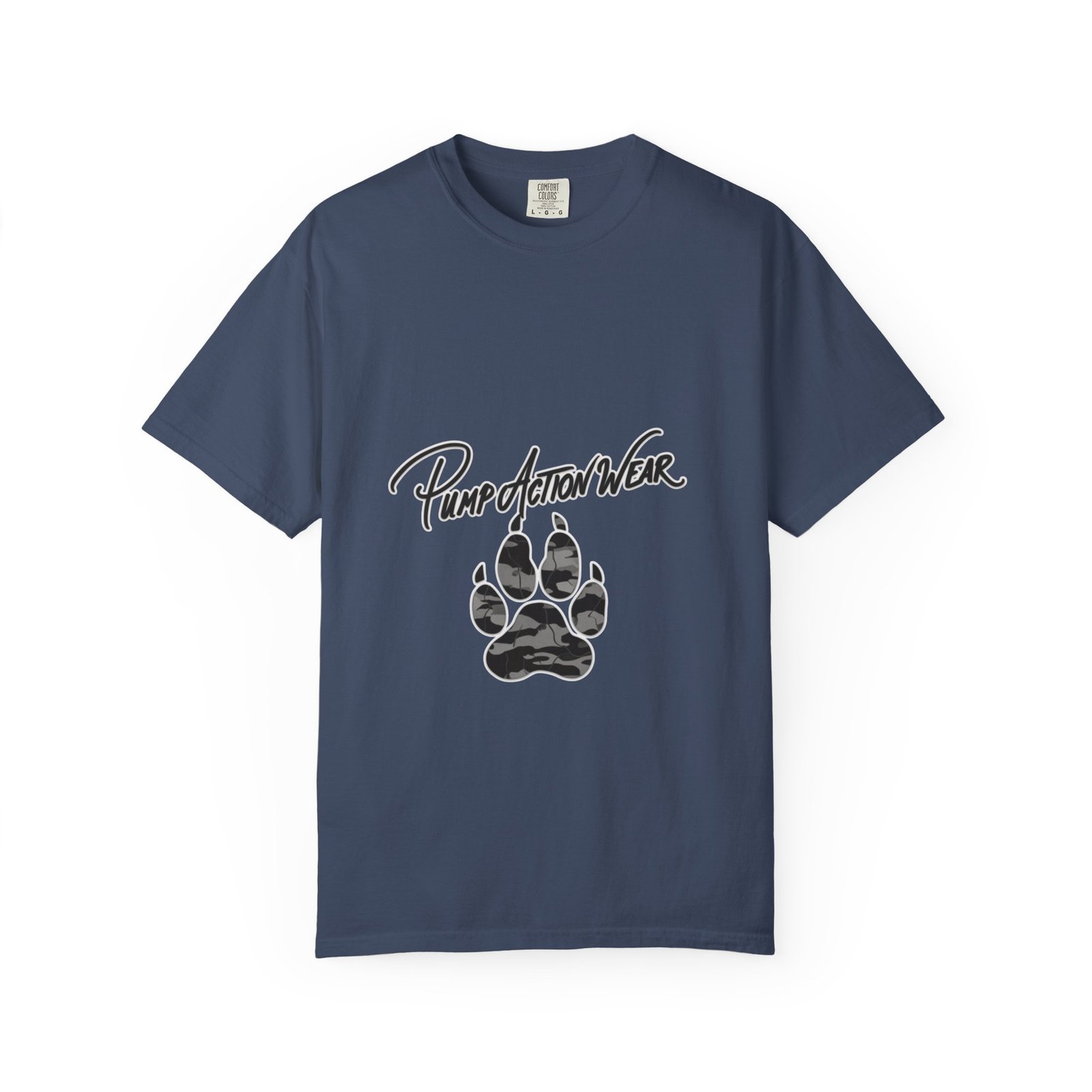 Pump Action Wear Paw Print T-Shirt — Graphic Casual Tee for Pet Lovers - Image 37
