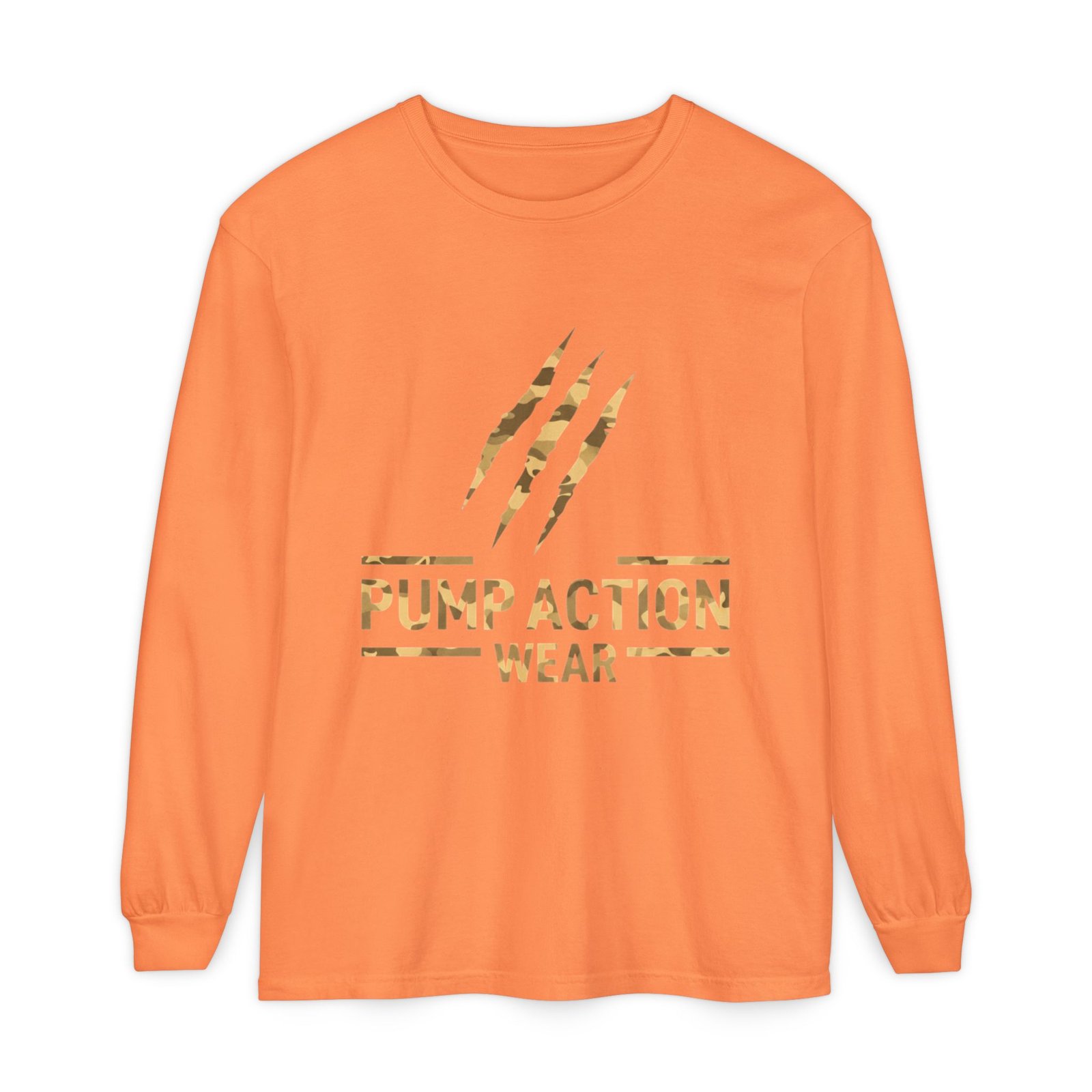 Pump Action Wear Long Sleeve Tee — Gold Claw Logo - Image 5