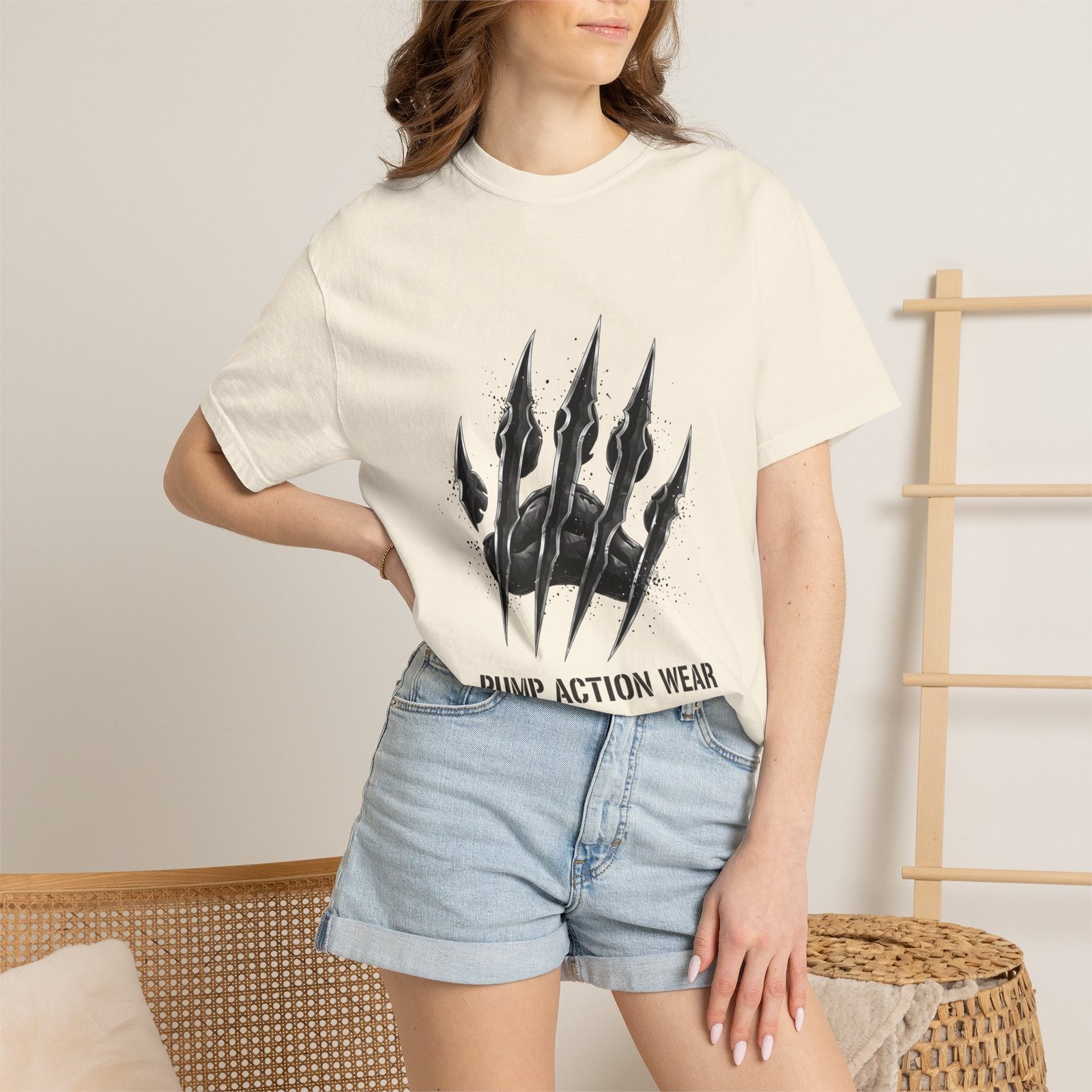 Pump Action Wear Graphic T-Shirt — Tactical Claw Logo Tee - Image 12