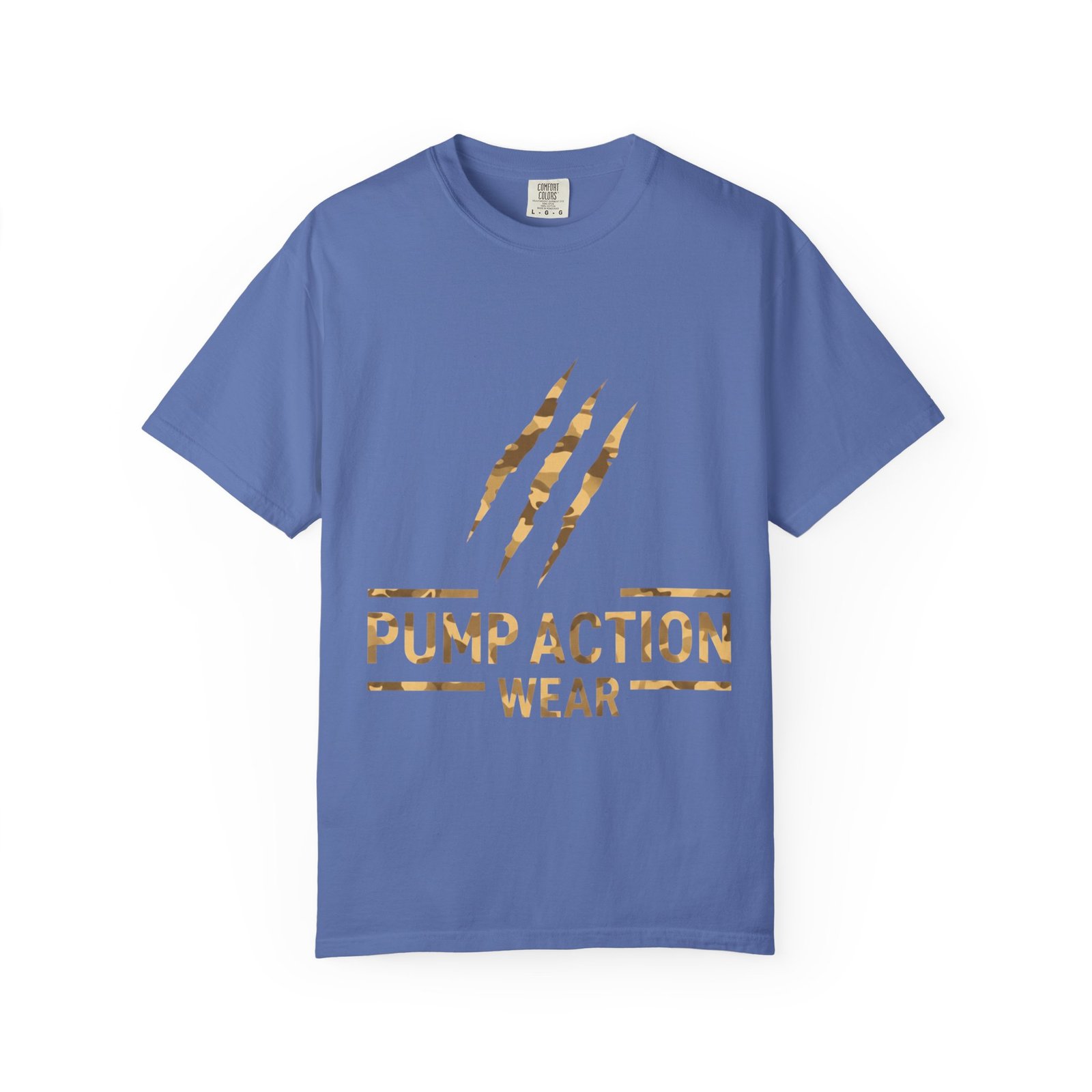 Pump Action Wear Graphic T-Shirt — Distressed Claw Logo Fitness Tee - Image 29