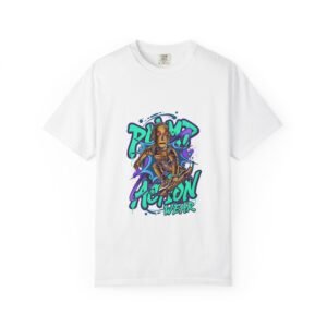 Streetwear T-Shirt — "Playa Action Wear" Graphic Tee (Urban Graffiti Style)