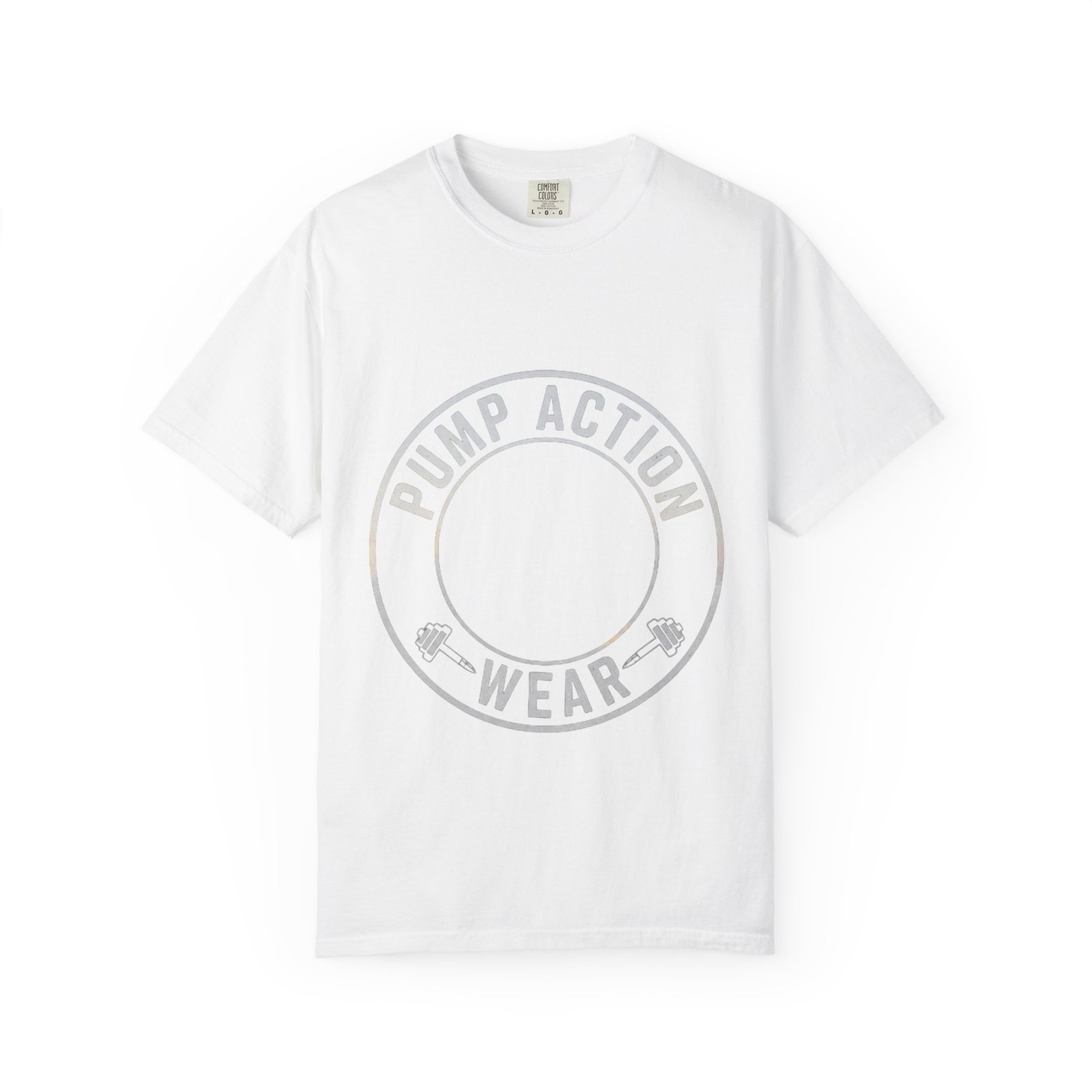 Pump Action Wear T‑Shirt — Vintage Crest Graphic Tee