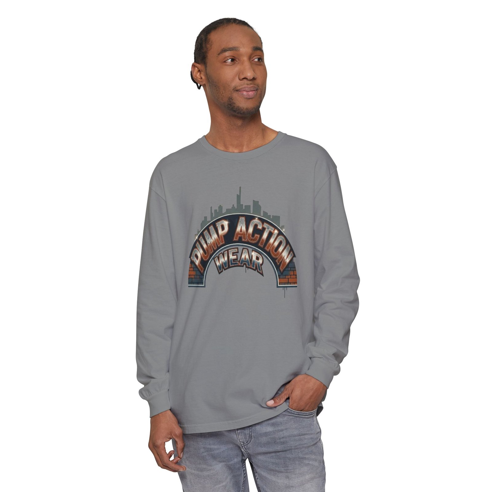 Pump Action Wear Skyline Long Sleeve Tee - Image 39