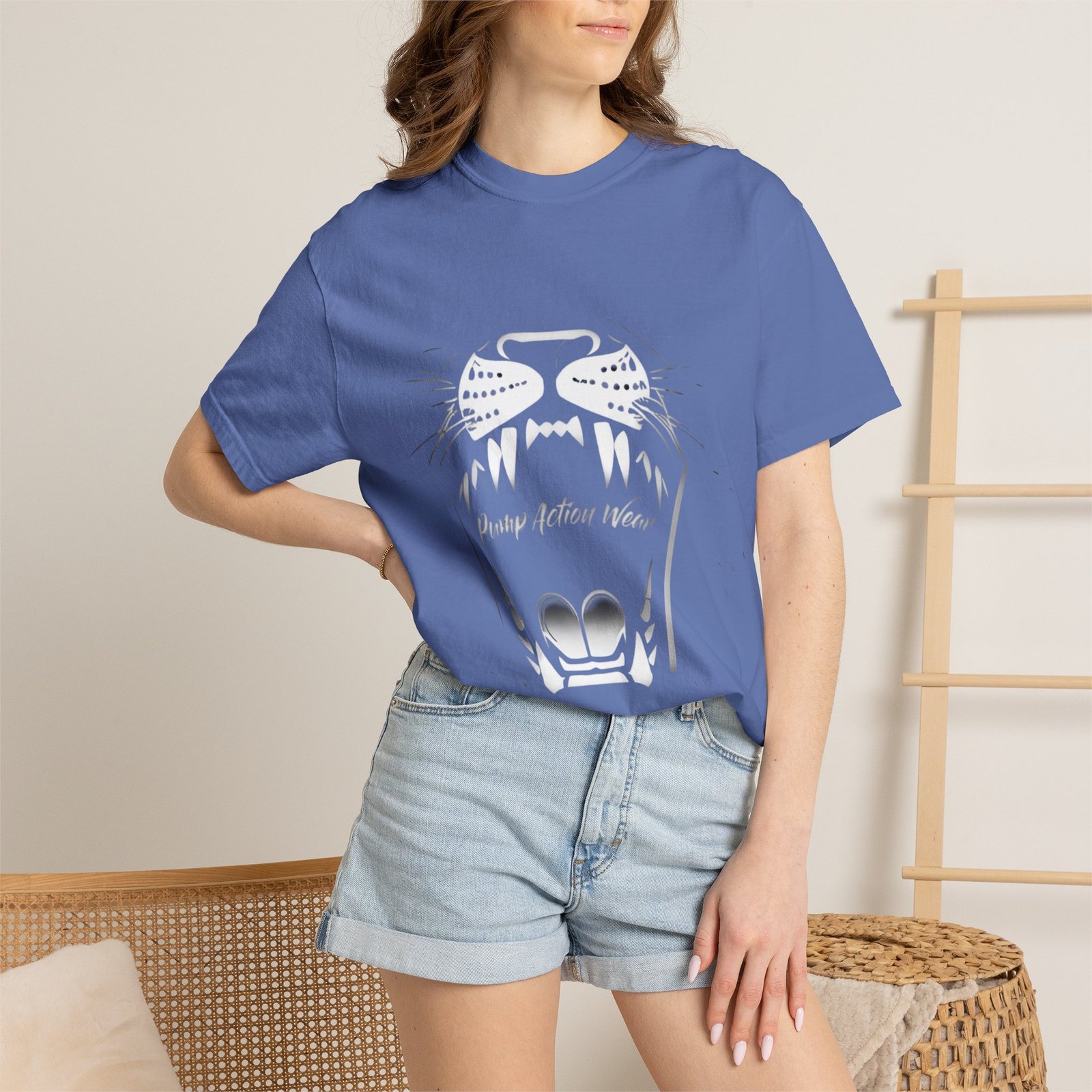 Cat Jaw Graphic T-Shirt — 'Please Afford Meow' Minimalist Cat Face Tee - Image 32