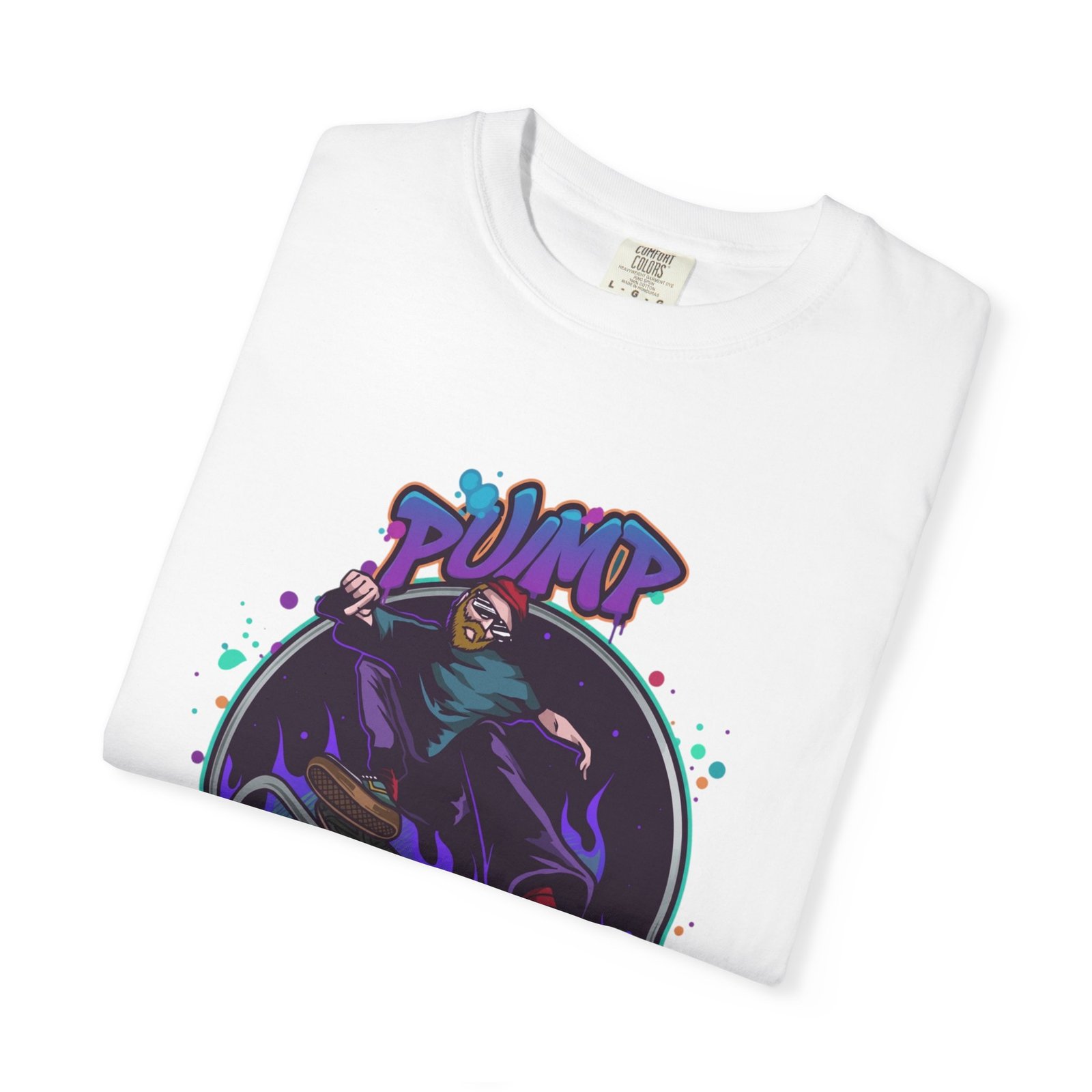 Skate Grim Reaper "Pump Funpaction" Graphic T-Shirt - Image 3