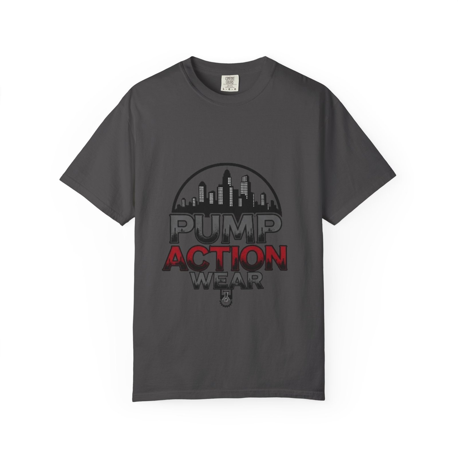 Pump Action Wear Skyline T-Shirt — Urban Streetwear Graphic Tee - Image 41