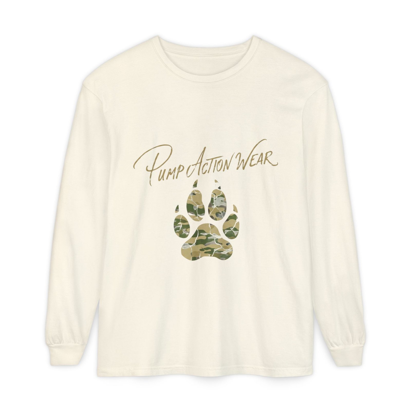 Pump Action Wear Camo Paw Long Sleeve Tee - Image 17