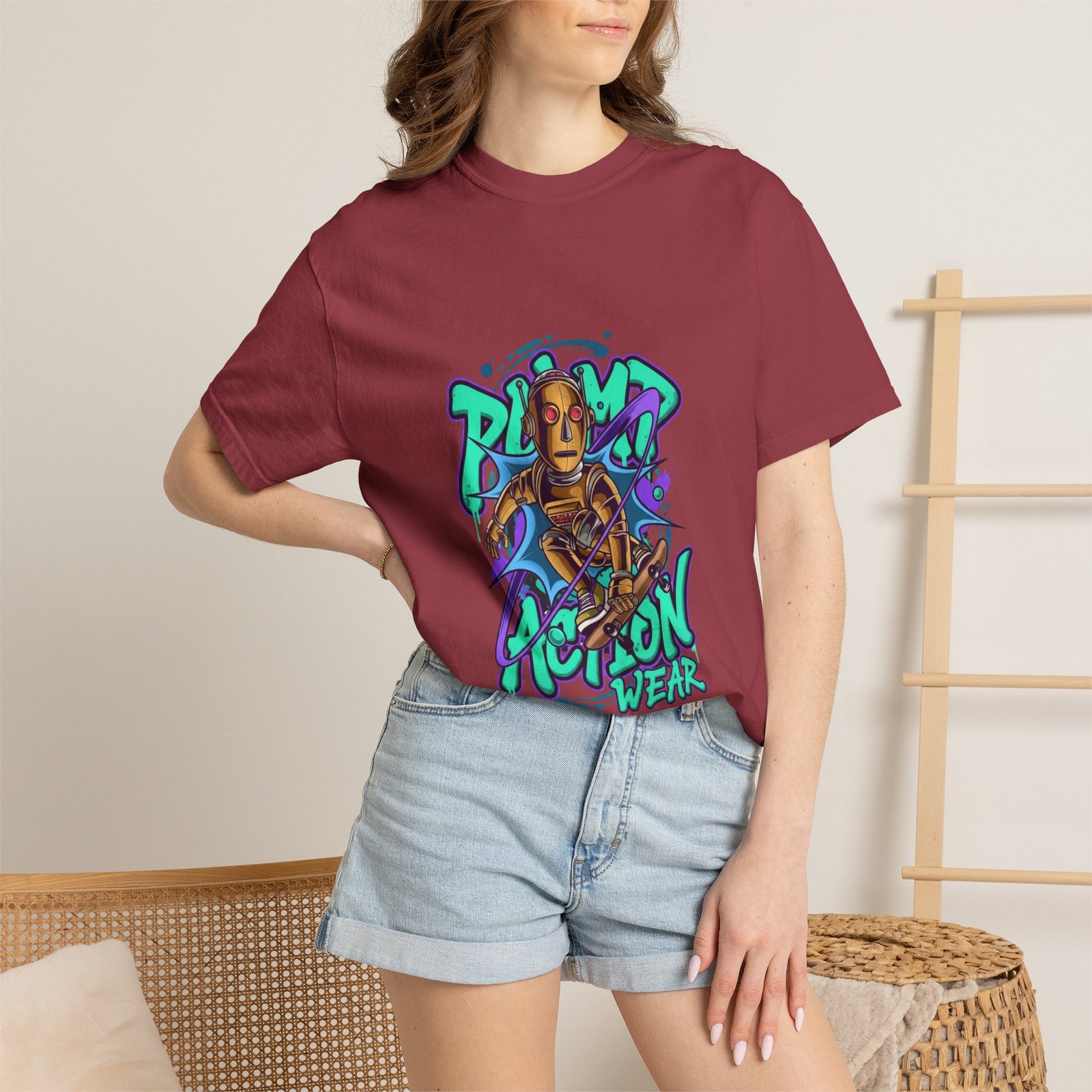 Streetwear T-Shirt — "Playa Action Wear" Graphic Tee (Urban Graffiti Style) - Image 52