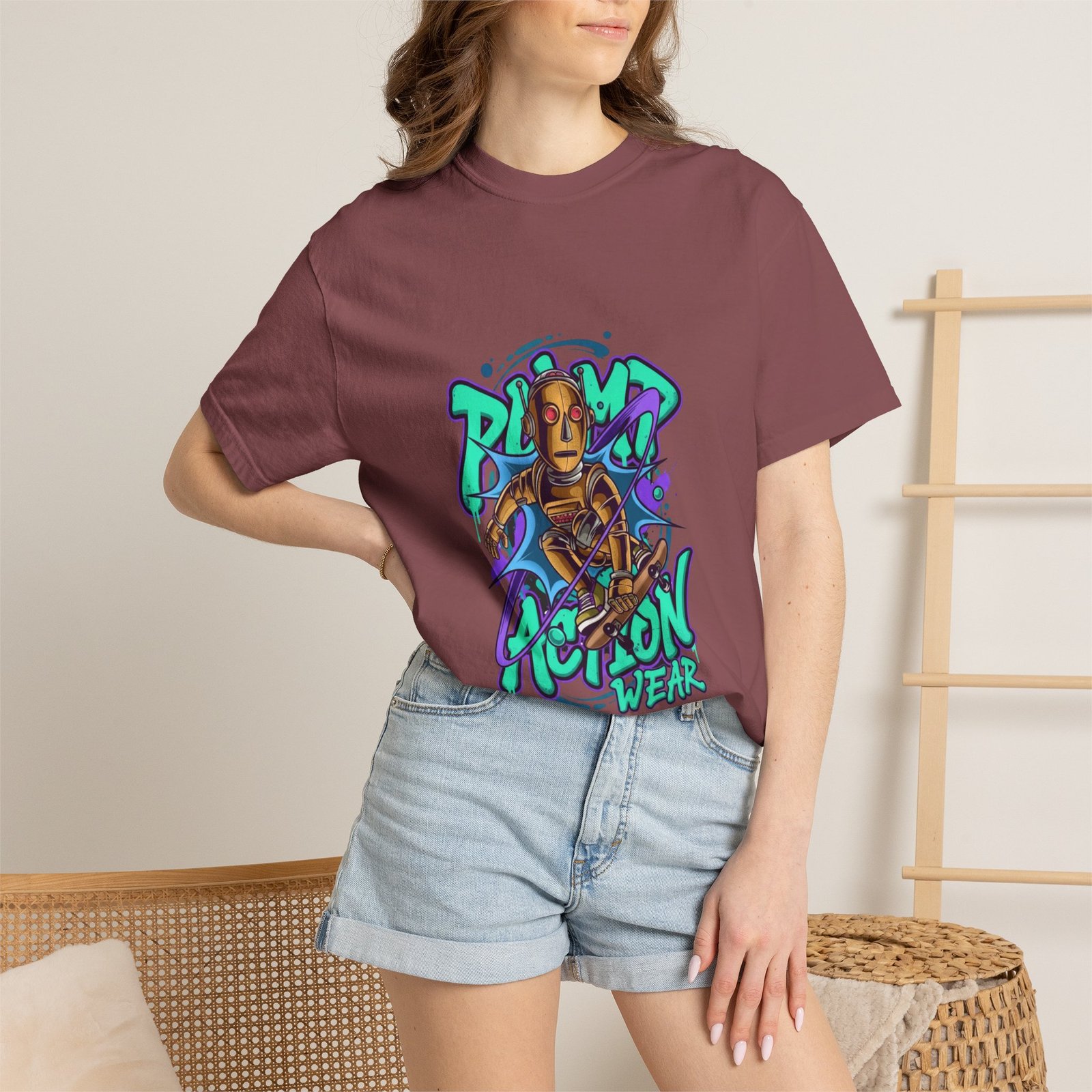 Streetwear T-Shirt — "Playa Action Wear" Graphic Tee (Urban Graffiti Style) - Image 8