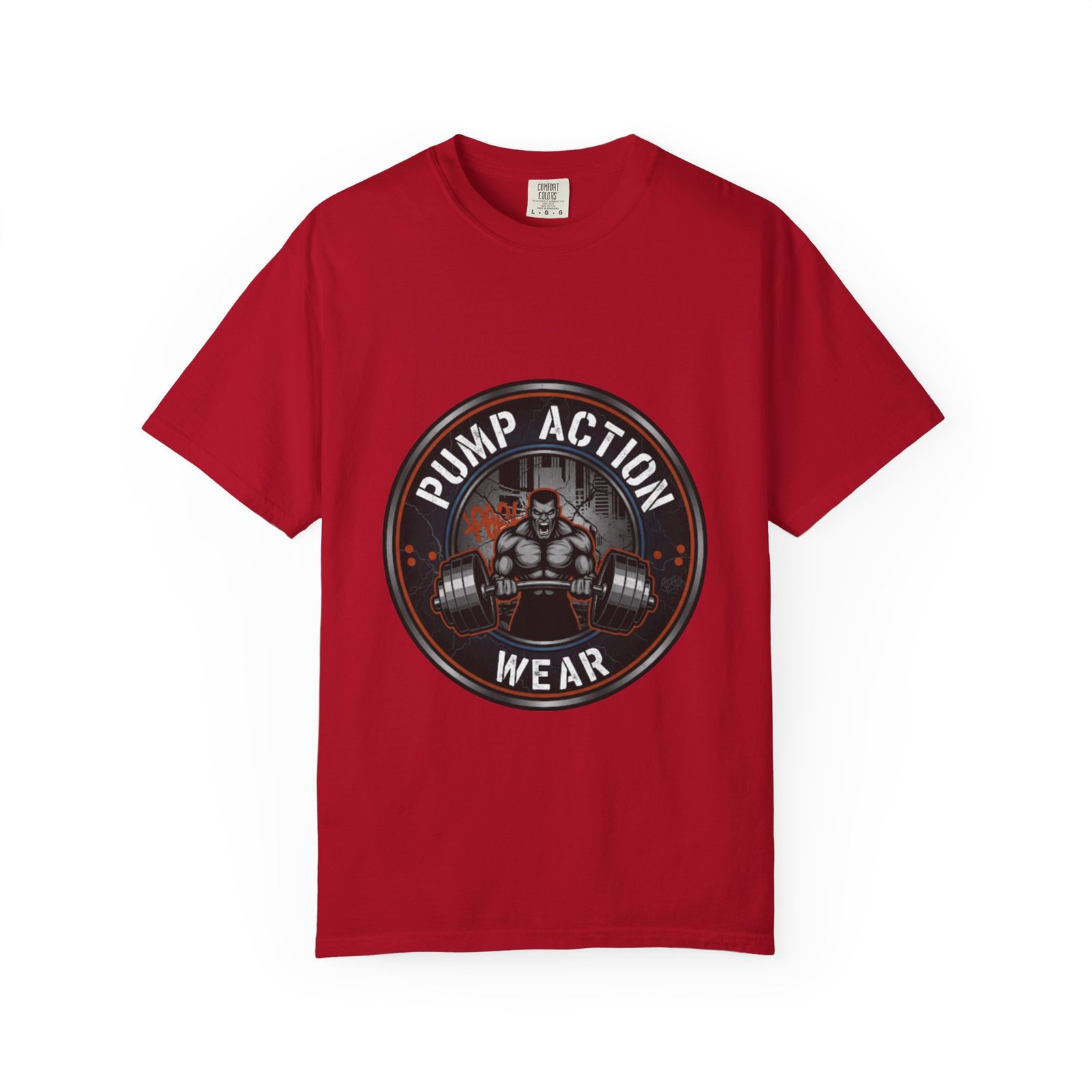 Gym T-Shirt — "Pump Action Wear" Muscle Weightlifting Tee - Image 53