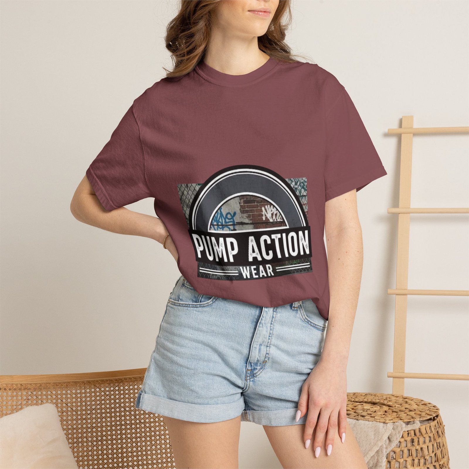 Pump Action Wear Graphic T-Shirt - Image 8
