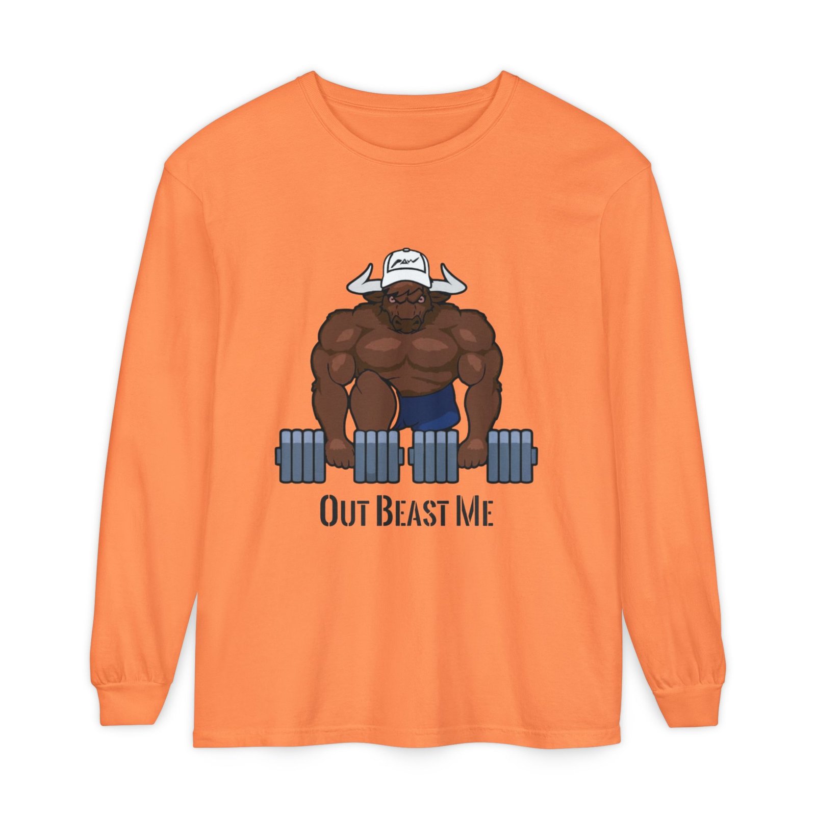 Out Beast Me Long Sleeve Shirt — Motivational Gym Tee - Image 5