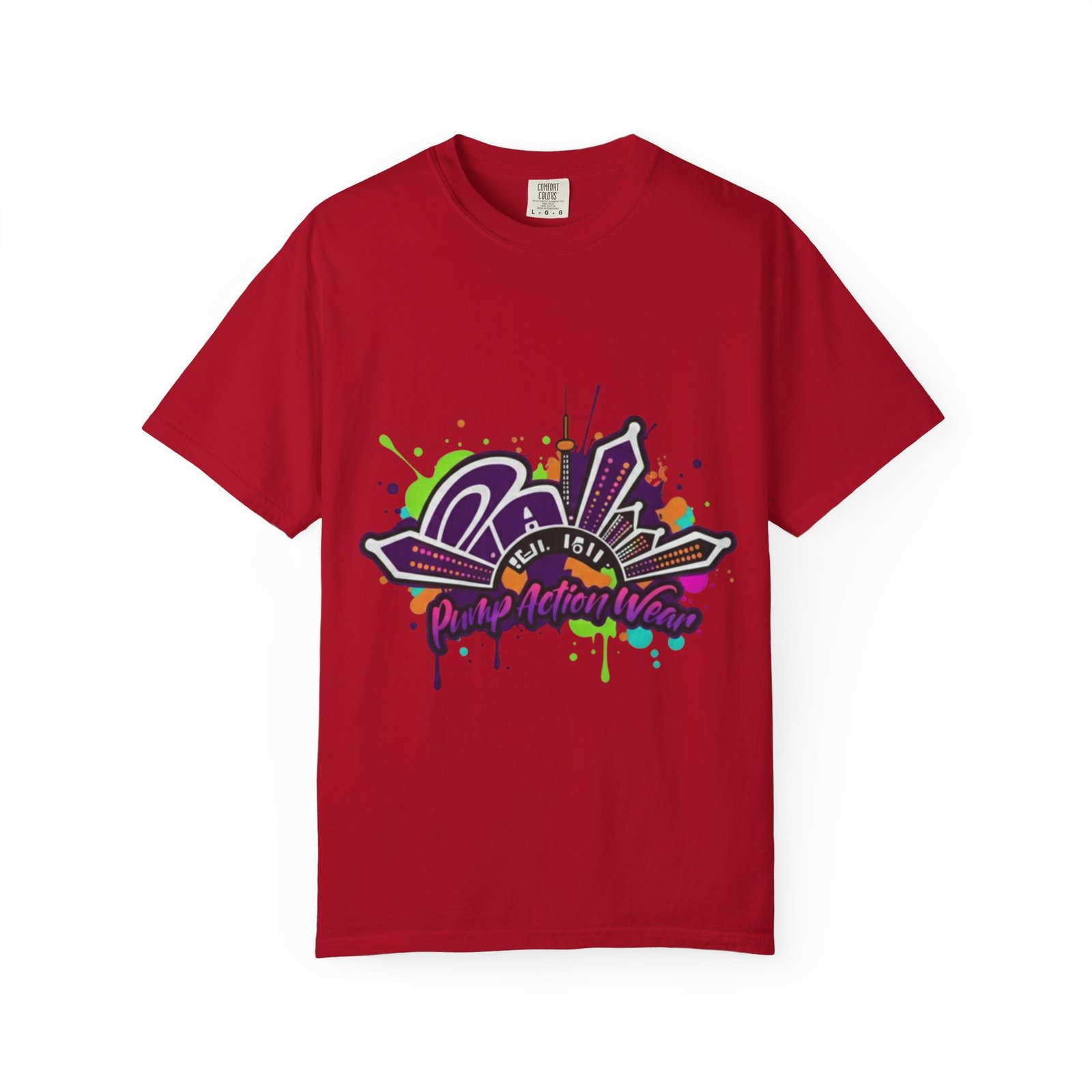 T-Shirt — Retro Graffiti 'Party All Night' Graphic Tee - Image 49