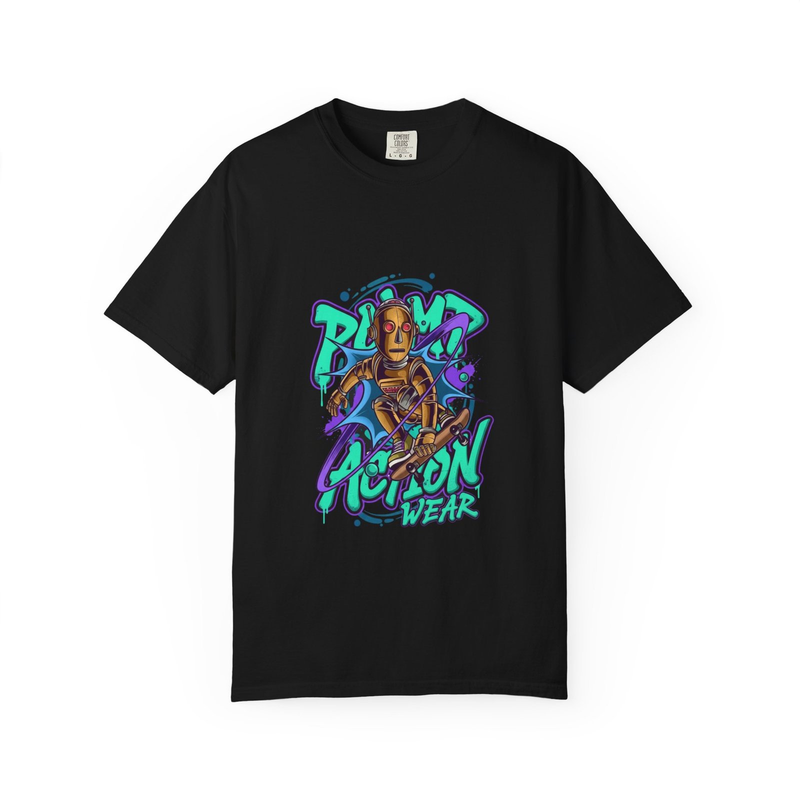 Streetwear T-Shirt — "Playa Action Wear" Graphic Tee (Urban Graffiti Style) - Image 45