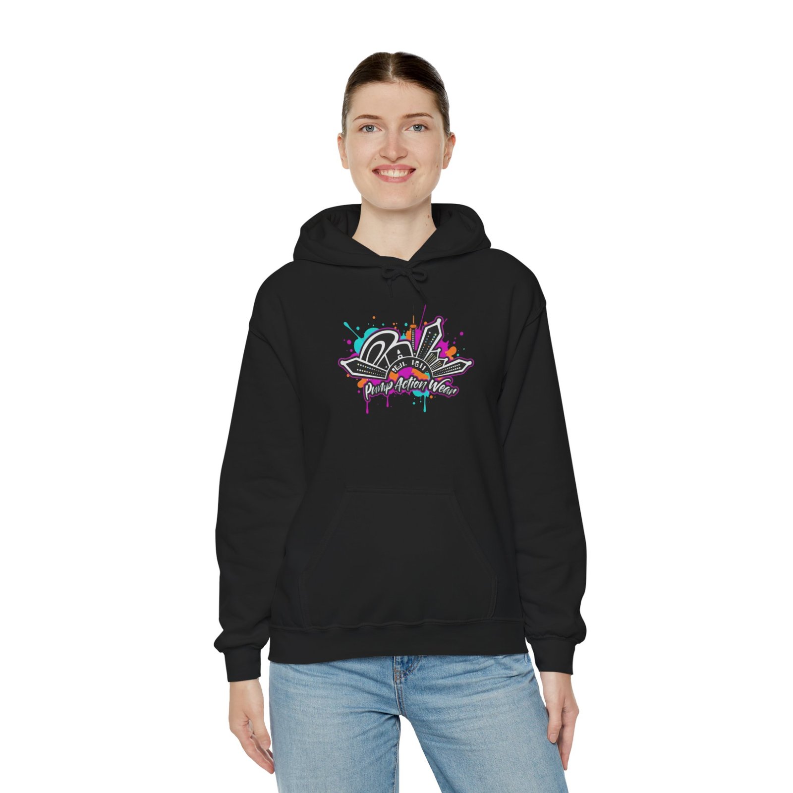 Pump Action Wear Hoodie 08 — Pullover - Image 4