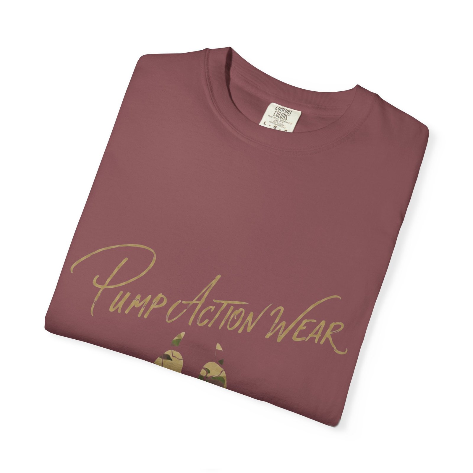 Paw Camo Tee — "Pump Action Wear" Graphic T-Shirt - Image 7