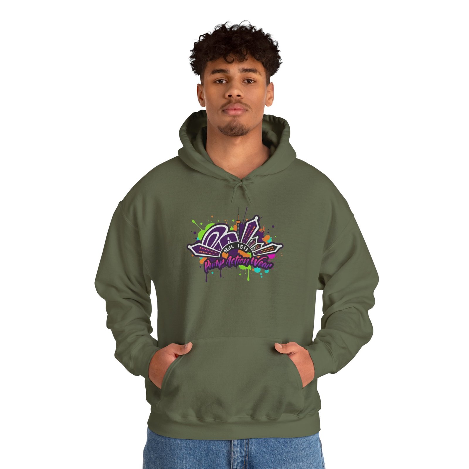 Pump Action Wear Hoodie 15 — Pullover - Image 19