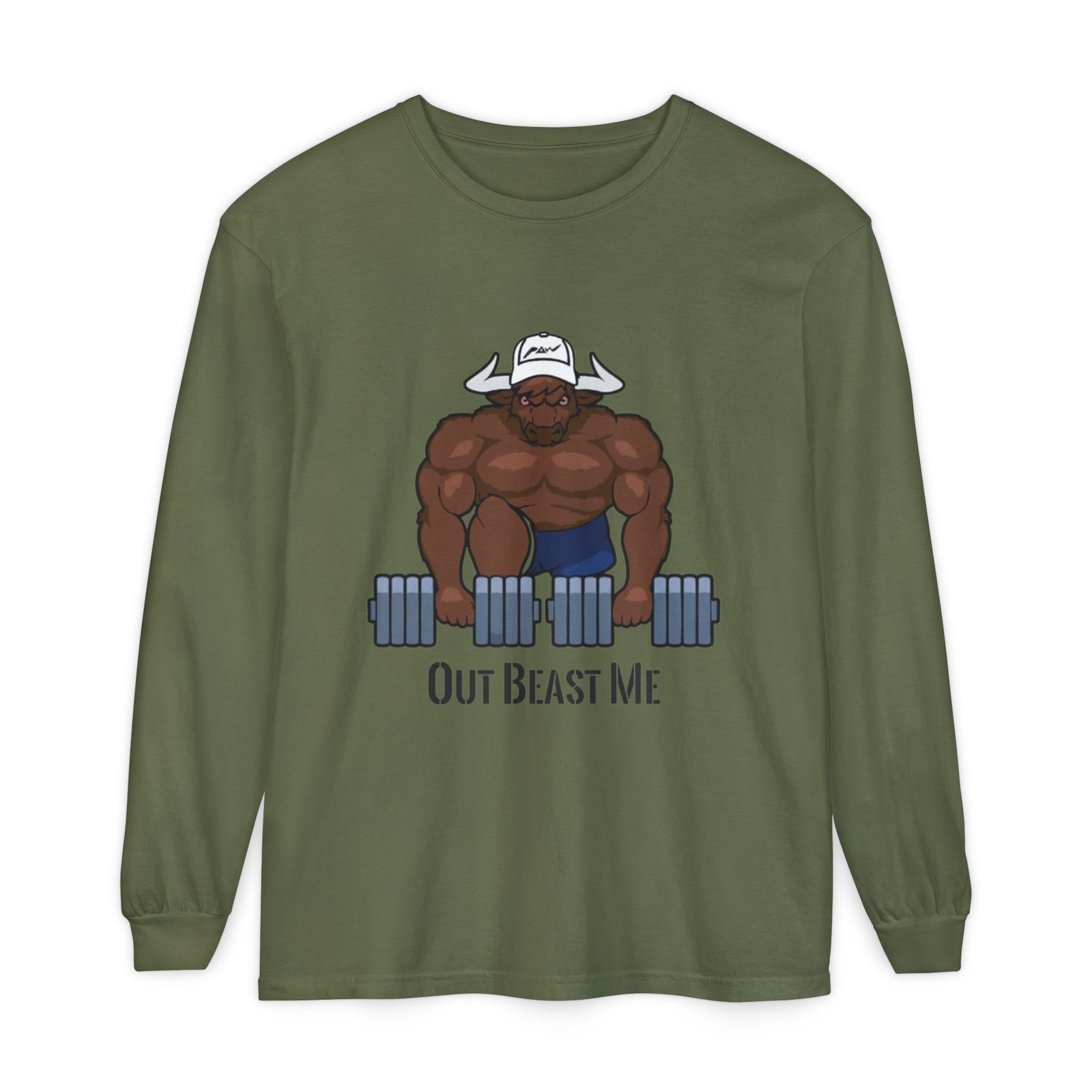 Out Beast Me Long Sleeve Shirt — Motivational Gym Tee - Image 45