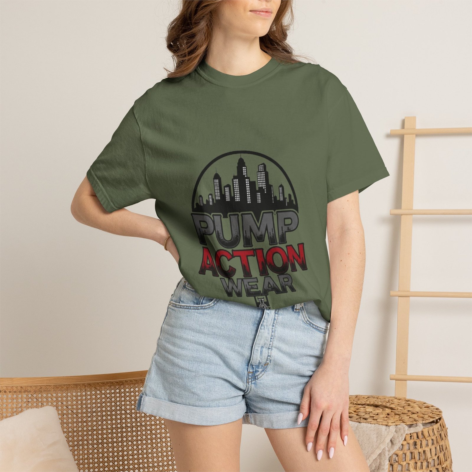 Pump Action Wear Skyline T-Shirt — Urban Streetwear Graphic Tee - Image 28
