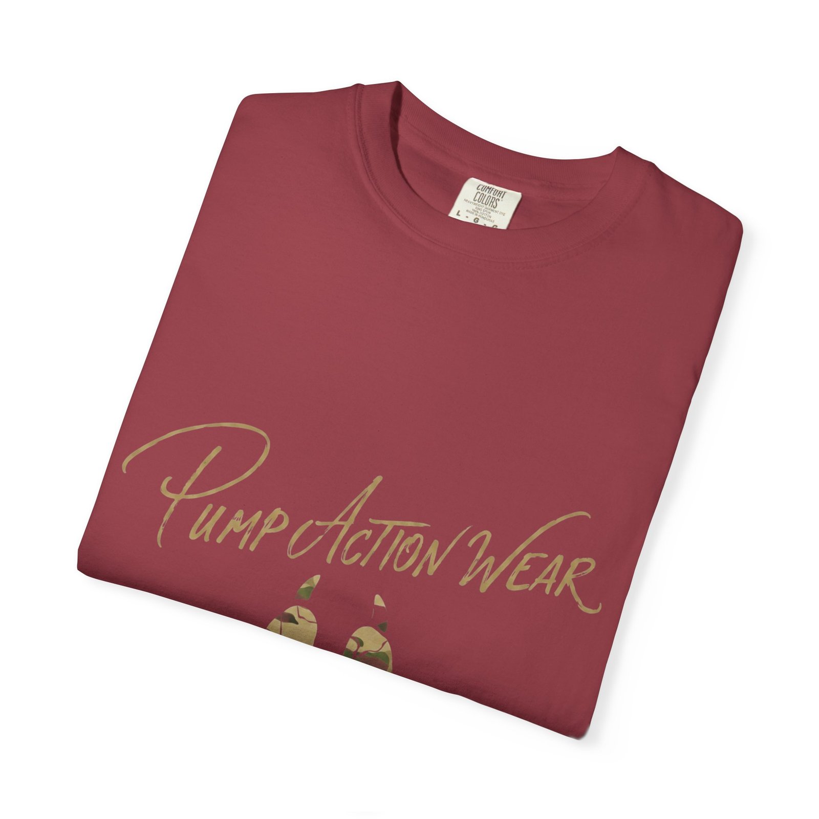 Paw Camo Tee — "Pump Action Wear" Graphic T-Shirt - Image 51