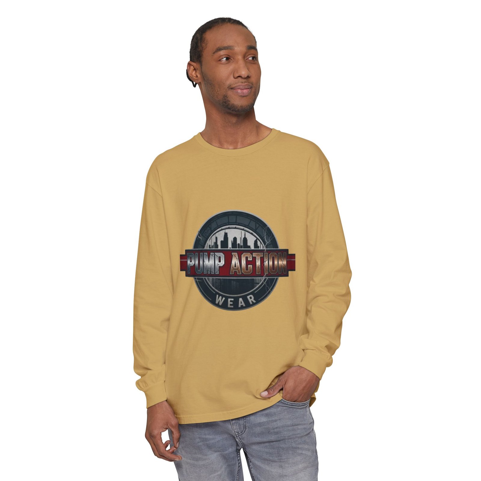Pump Action Logo Long Sleeve Tee - Image 23