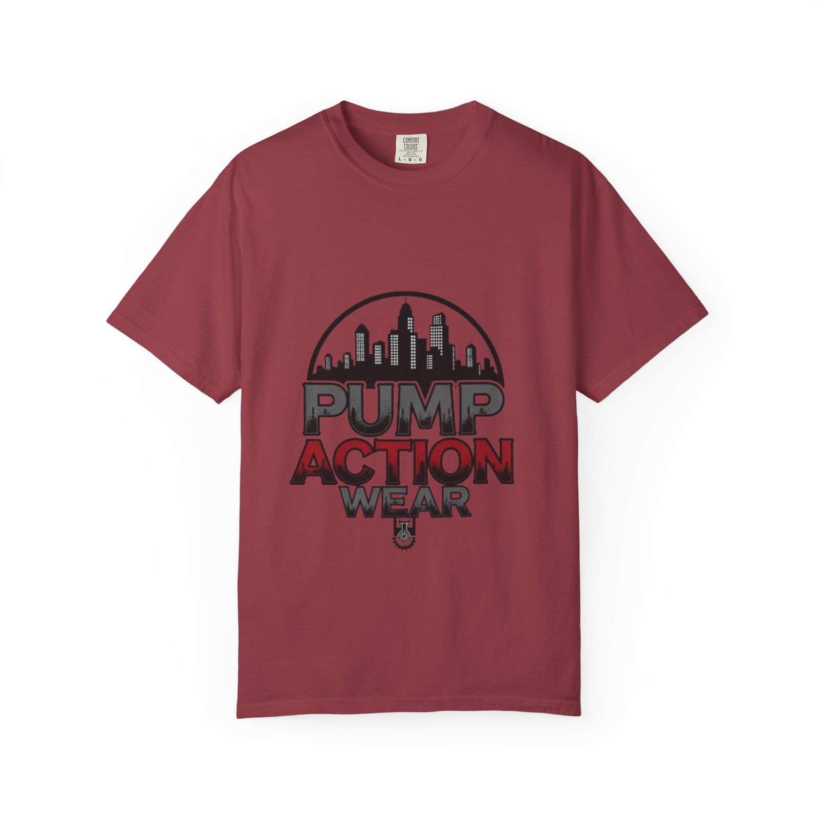 Pump Action Wear Skyline T-Shirt — Urban Streetwear Graphic Tee - Image 49