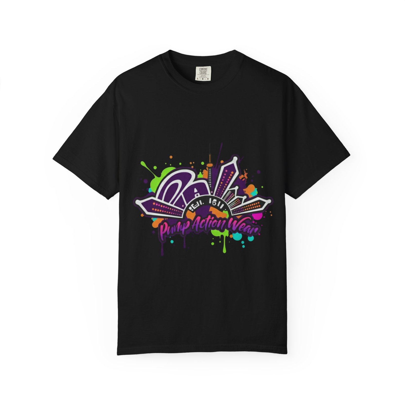 T-Shirt — Retro Graffiti 'Party All Night' Graphic Tee - Image 41