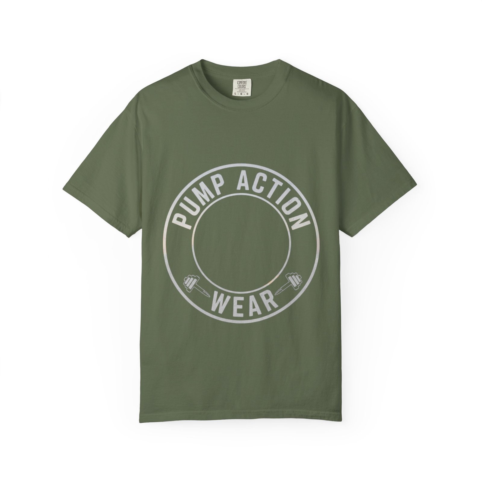 Pump Action Wear T‑Shirt — Vintage Crest Graphic Tee - Image 25
