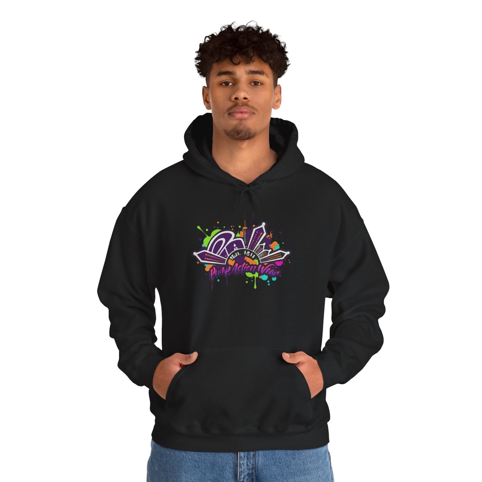 Pump Action Wear Hoodie 15 — Pullover - Image 3