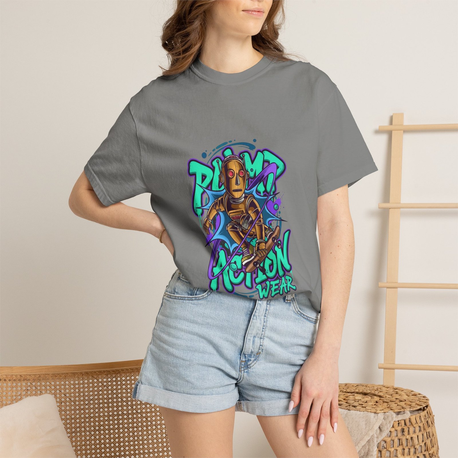 Streetwear T-Shirt — "Playa Action Wear" Graphic Tee (Urban Graffiti Style) - Image 36