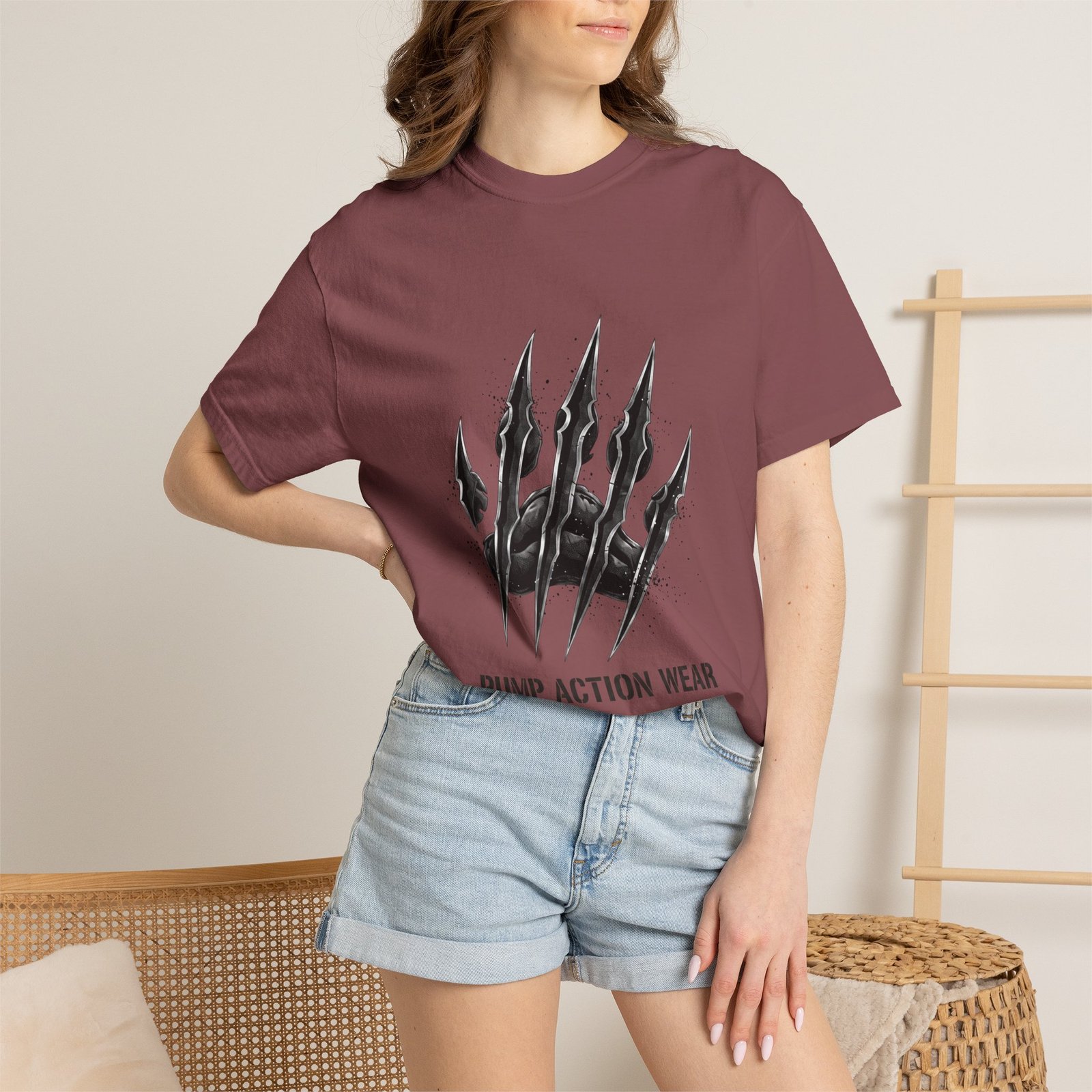 Pump Action Wear Graphic T-Shirt — Tactical Claw Logo Tee - Image 8