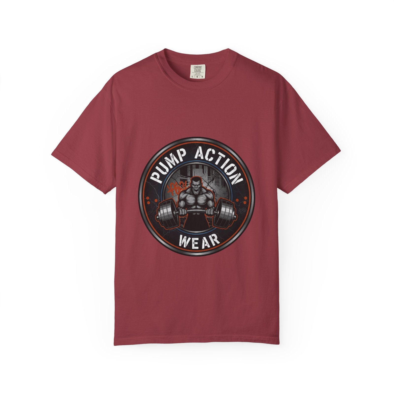 Gym T-Shirt — "Pump Action Wear" Muscle Weightlifting Tee - Image 49