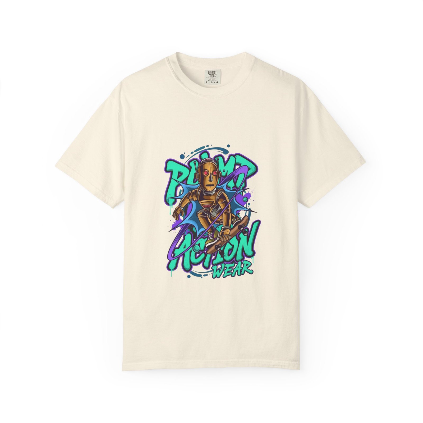 Streetwear T-Shirt — "Playa Action Wear" Graphic Tee (Urban Graffiti Style) - Image 9