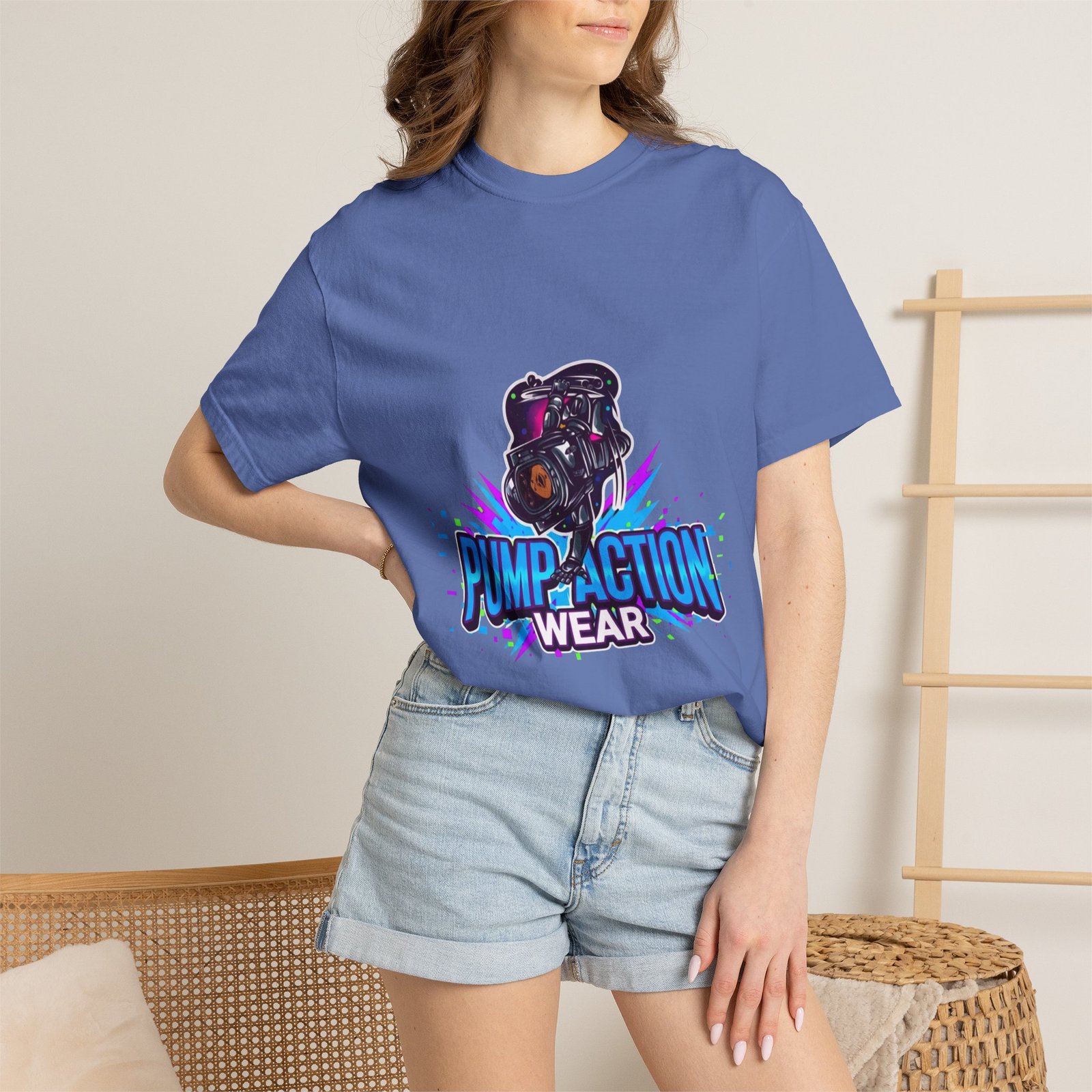 Pump Action Wear T-Shirt — Retro Gamer Streetwear Graphic Tee - Image 32