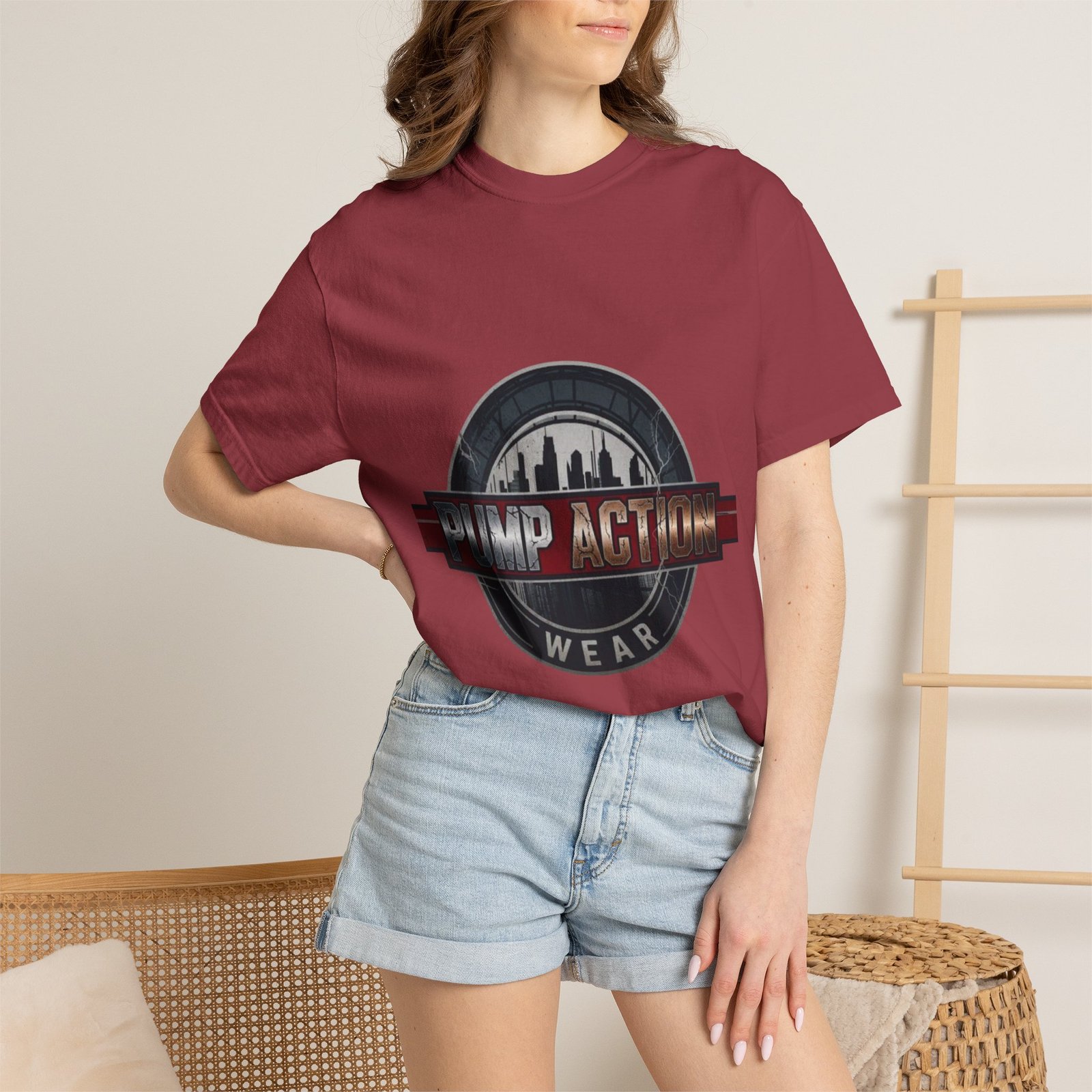 Pump Action Wear Logo T‑Shirt — Urban Fitness Gym Tee - Image 52