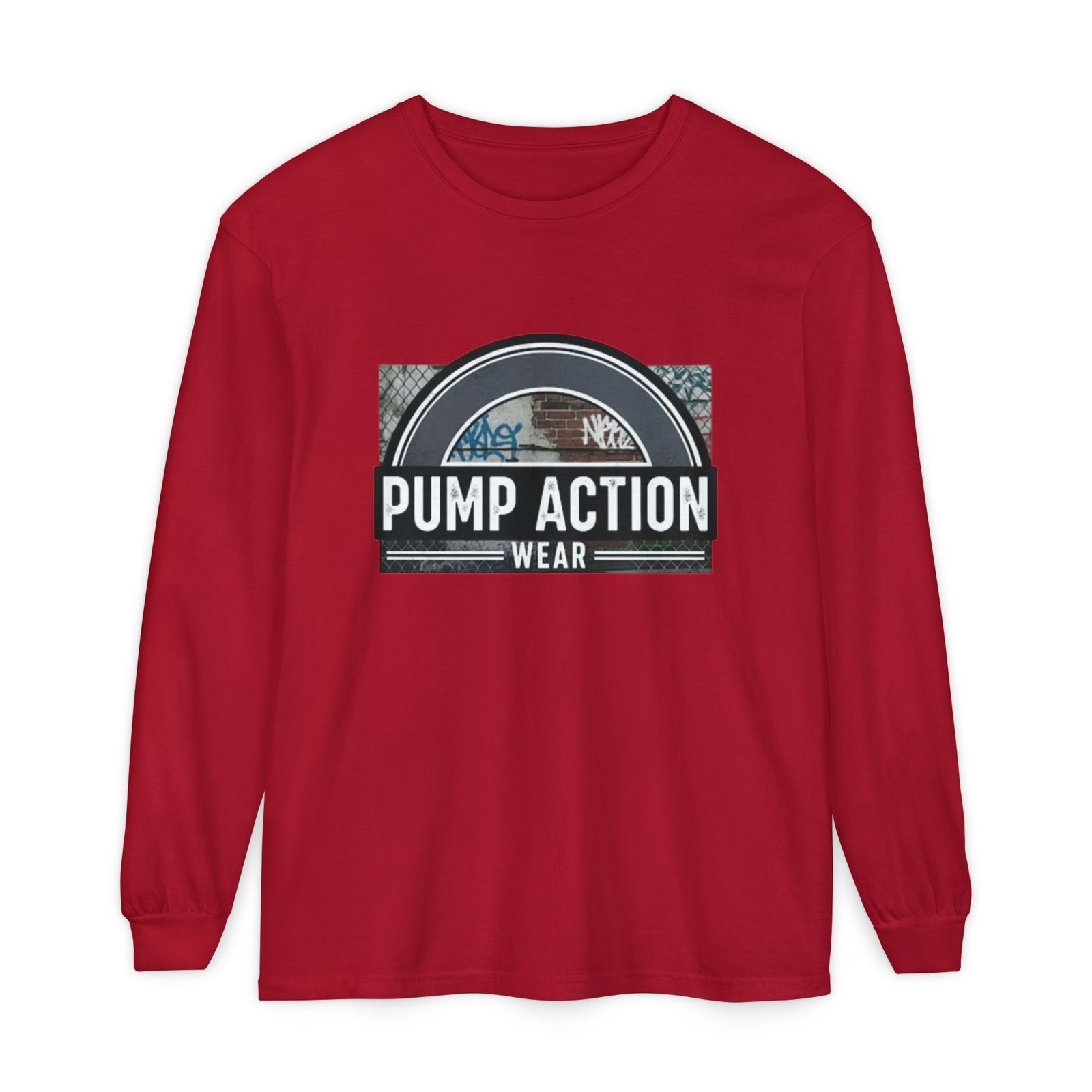 Pump Action Wear Long Sleeve Tee — Vintage Fuel Pump Logo Shirt - Image 65