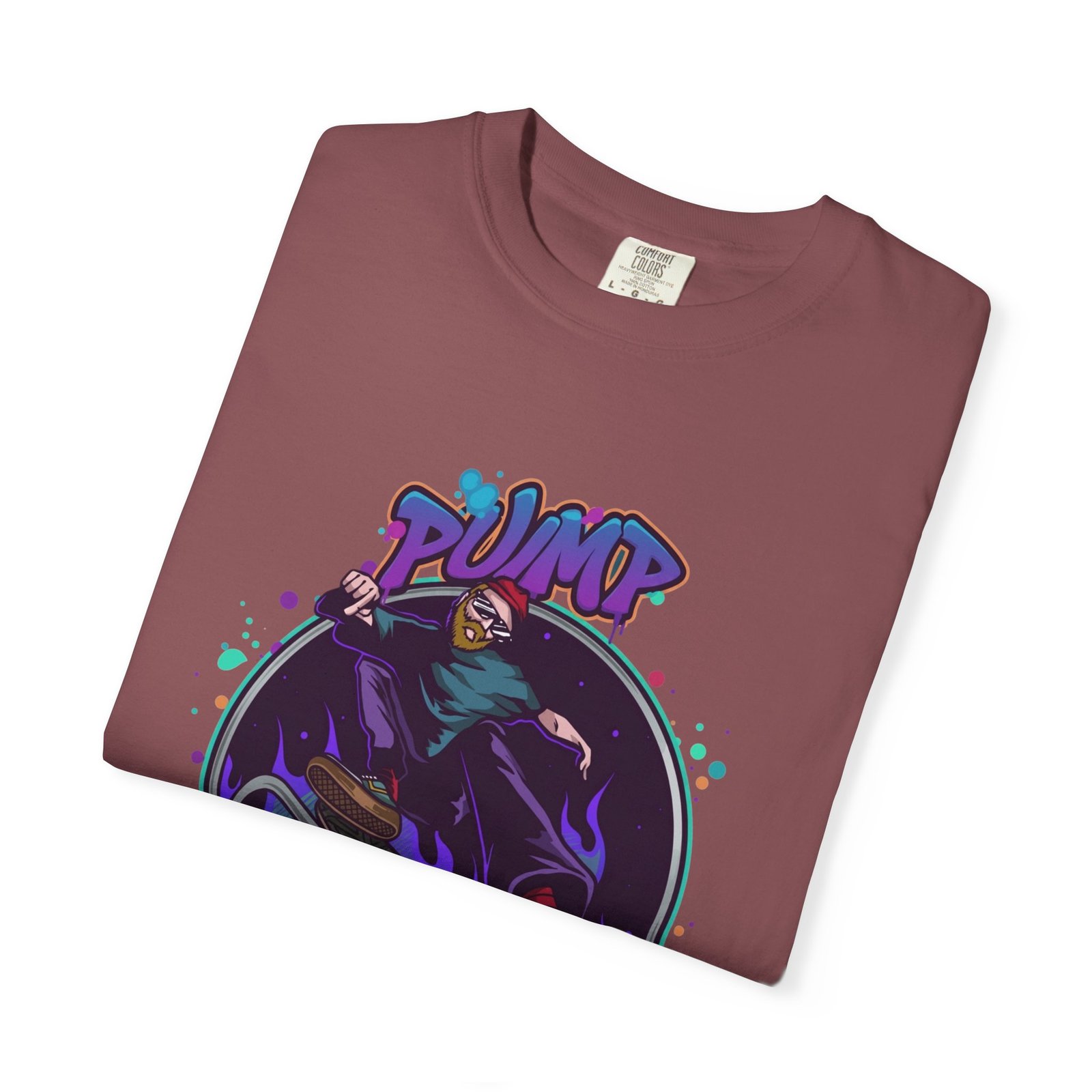 Skate Grim Reaper "Pump Funpaction" Graphic T-Shirt - Image 7