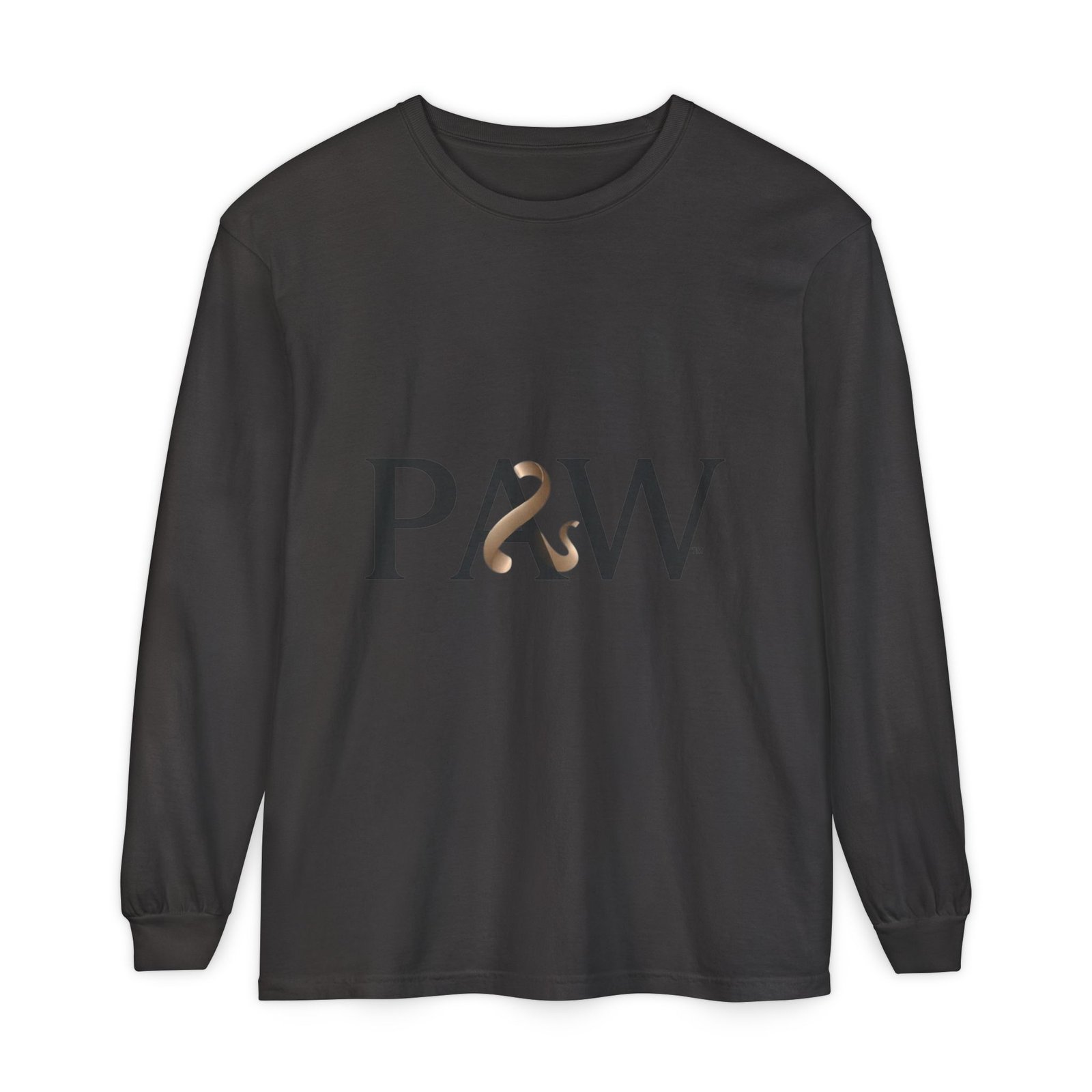 PAW Ampersand Long Sleeve Tee — Minimal Pet Lover Graphic Shirt - Image 57