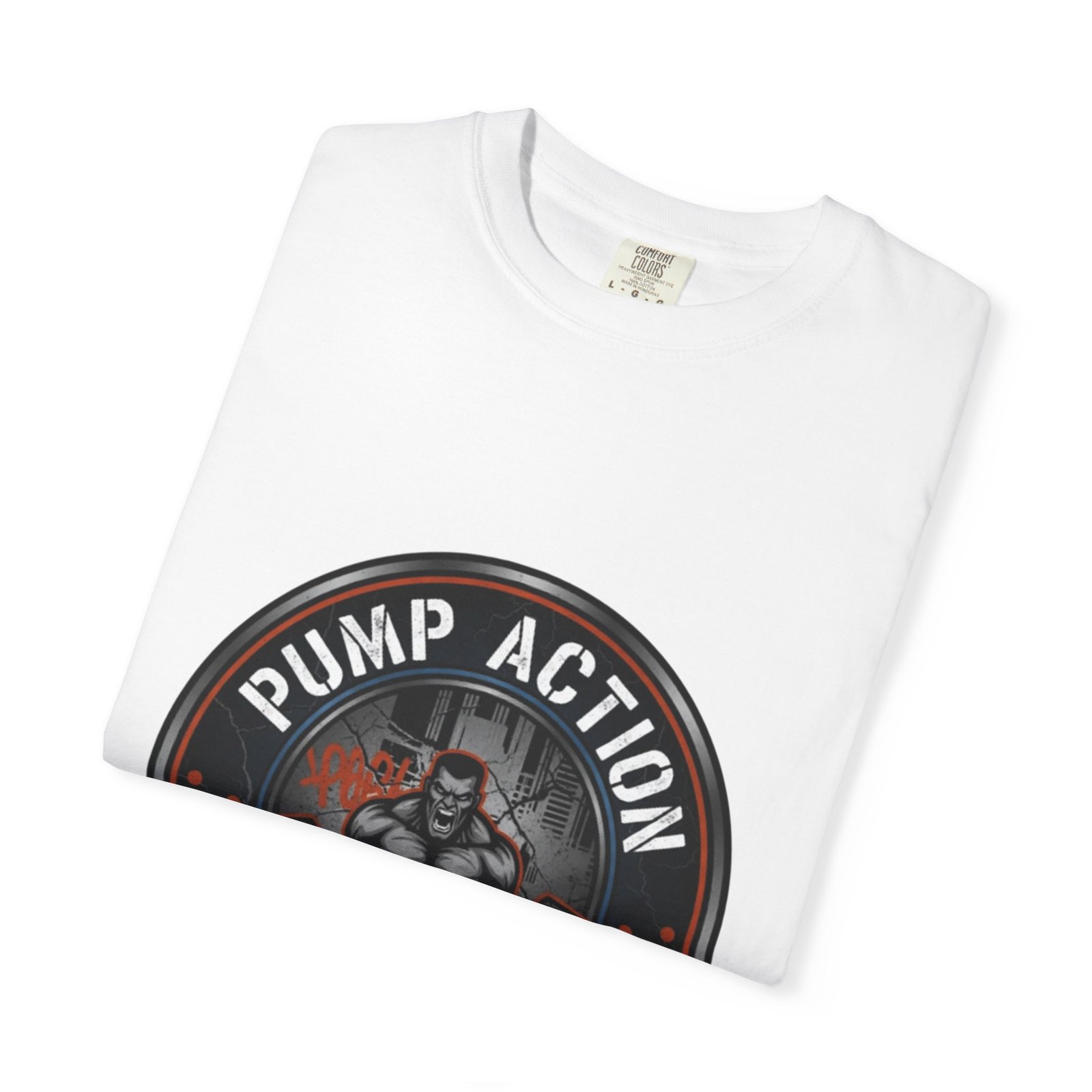 Gym T-Shirt — "Pump Action Wear" Muscle Weightlifting Tee - Image 3