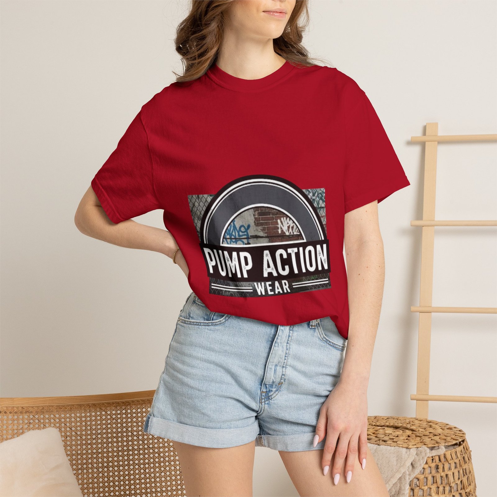 Pump Action Wear Graphic T-Shirt - Image 56