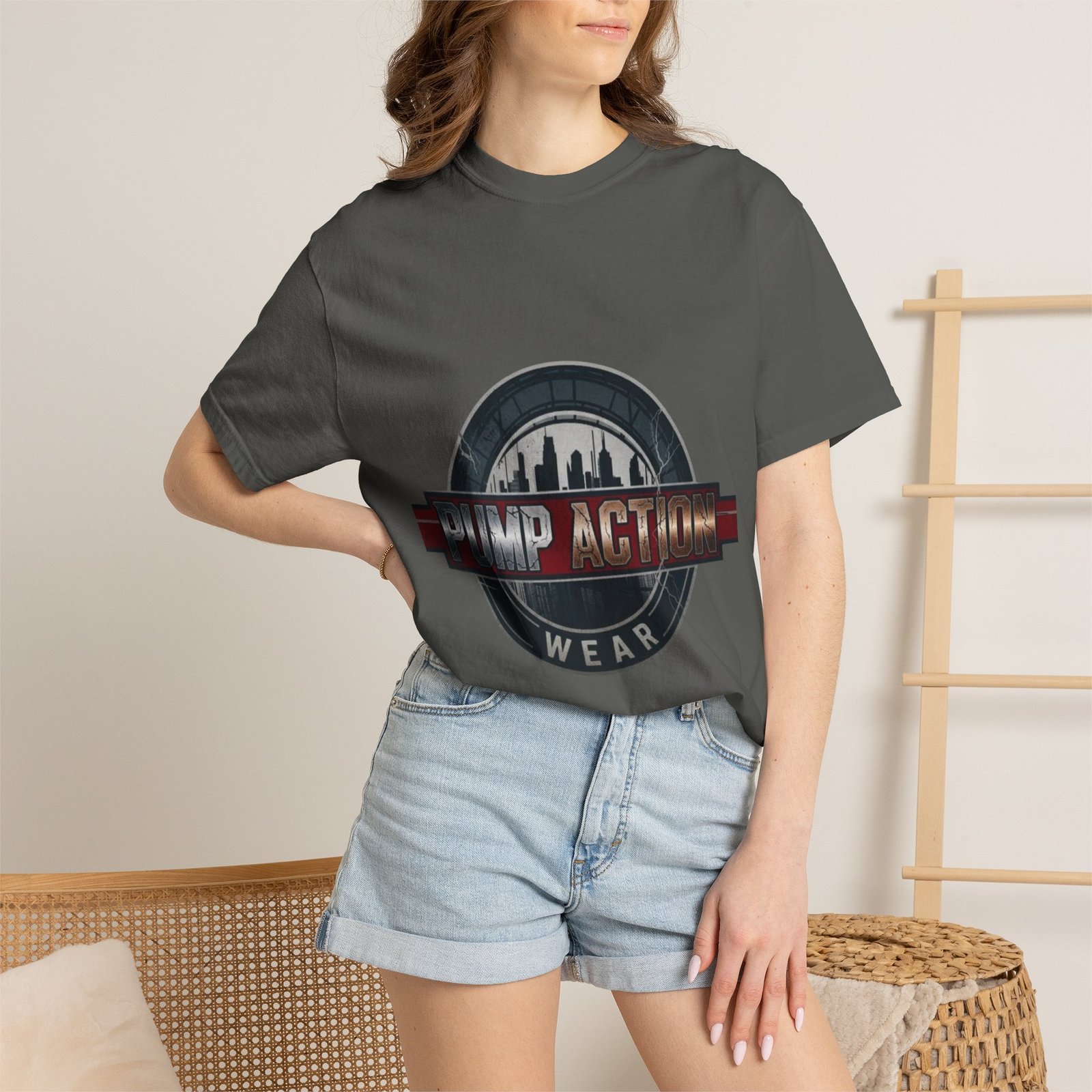Pump Action Wear Logo T‑Shirt — Urban Fitness Gym Tee - Image 20
