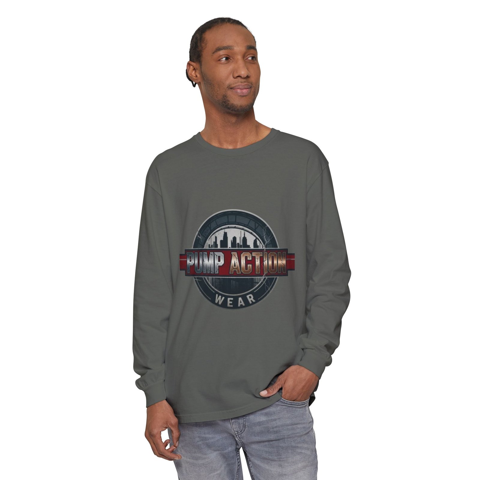 Pump Action Logo Long Sleeve Tee - Image 31