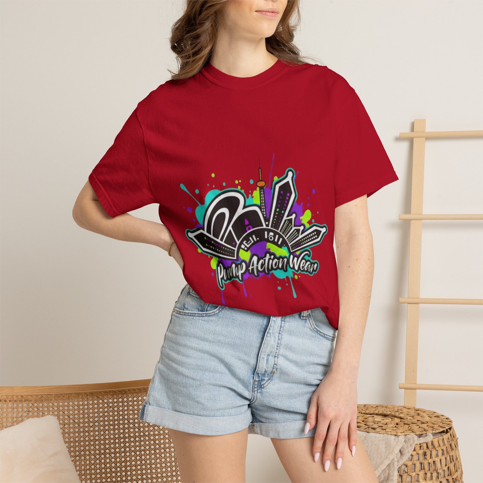 Graffiti City “Pimp-Action Wear” Graphic T-Shirt - Image 56