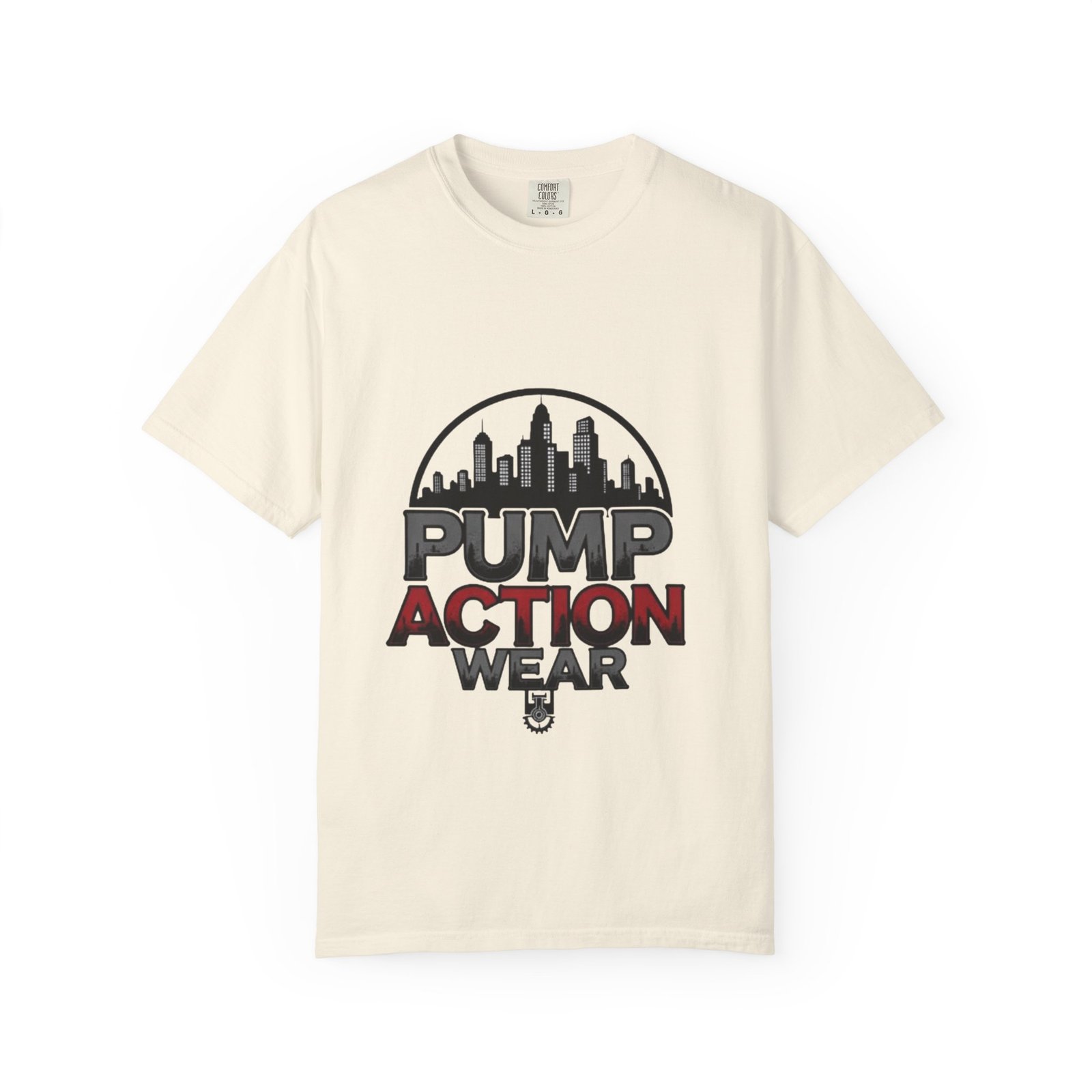 Pump Action Wear Skyline T-Shirt — Urban Streetwear Graphic Tee - Image 9