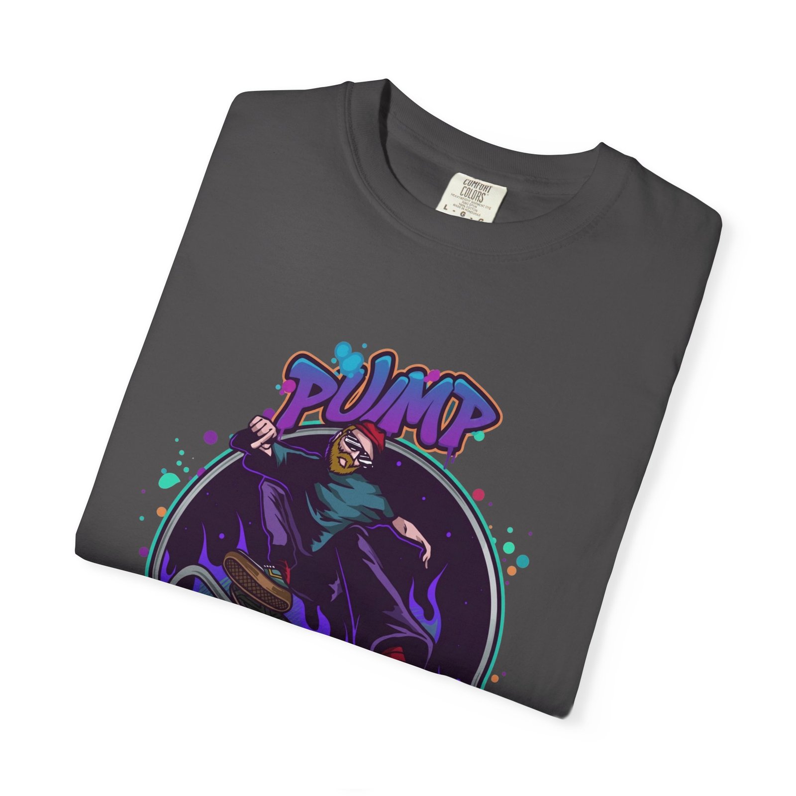 Skate Grim Reaper "Pump Funpaction" Graphic T-Shirt - Image 43